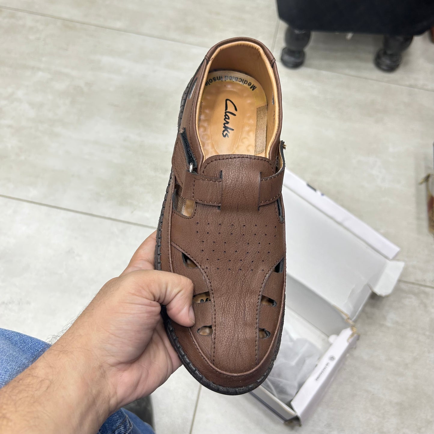 Clarks Sandal - D1 - Brown
