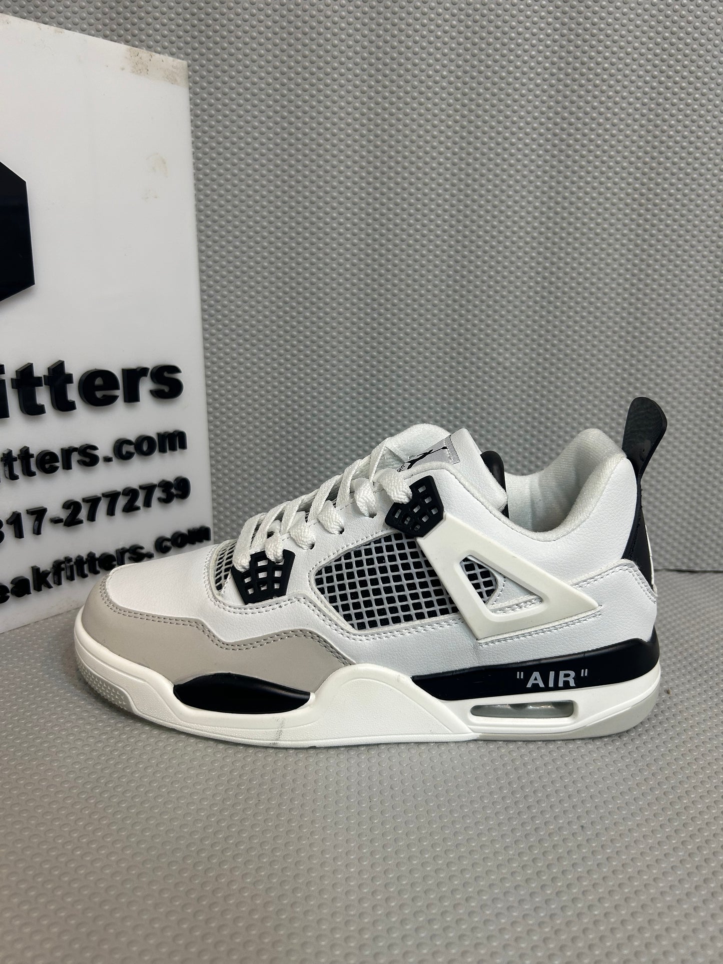 AR JDN 4 - Retro - (WS) - White with Black