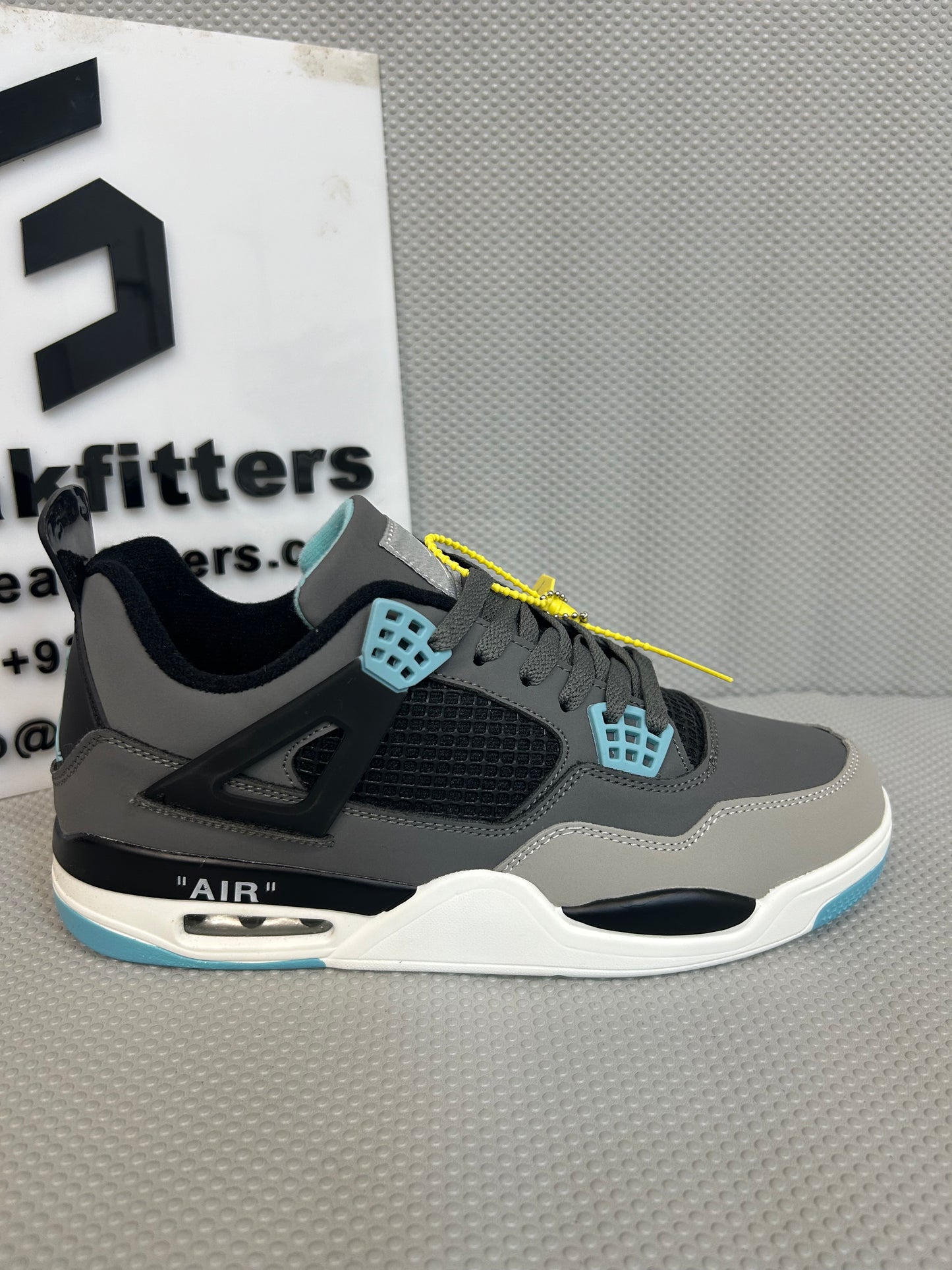 AR JDN 4 - Retro - (WS) - Gray with Blue