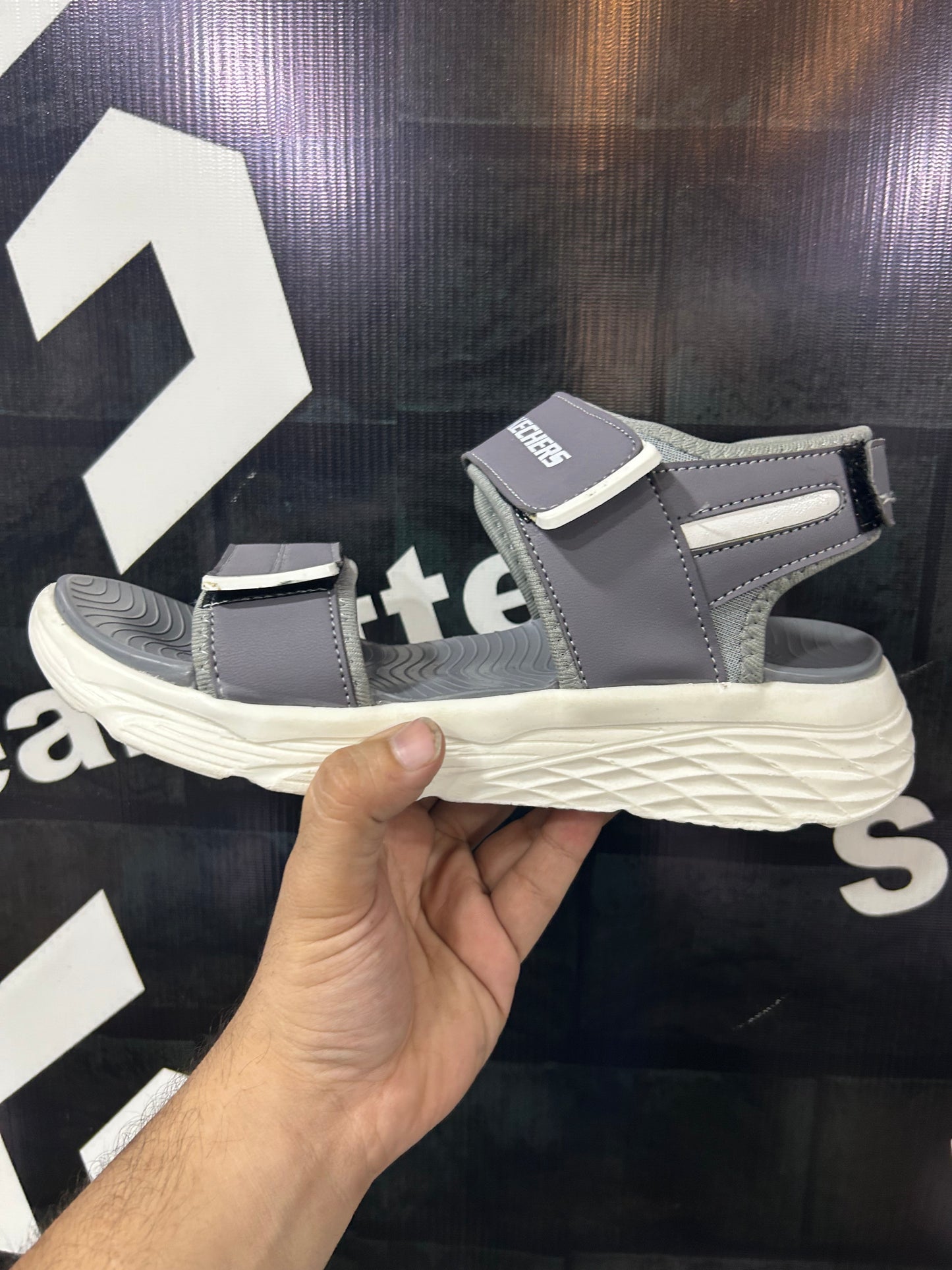 SK - Sandal - D4 - Gray White