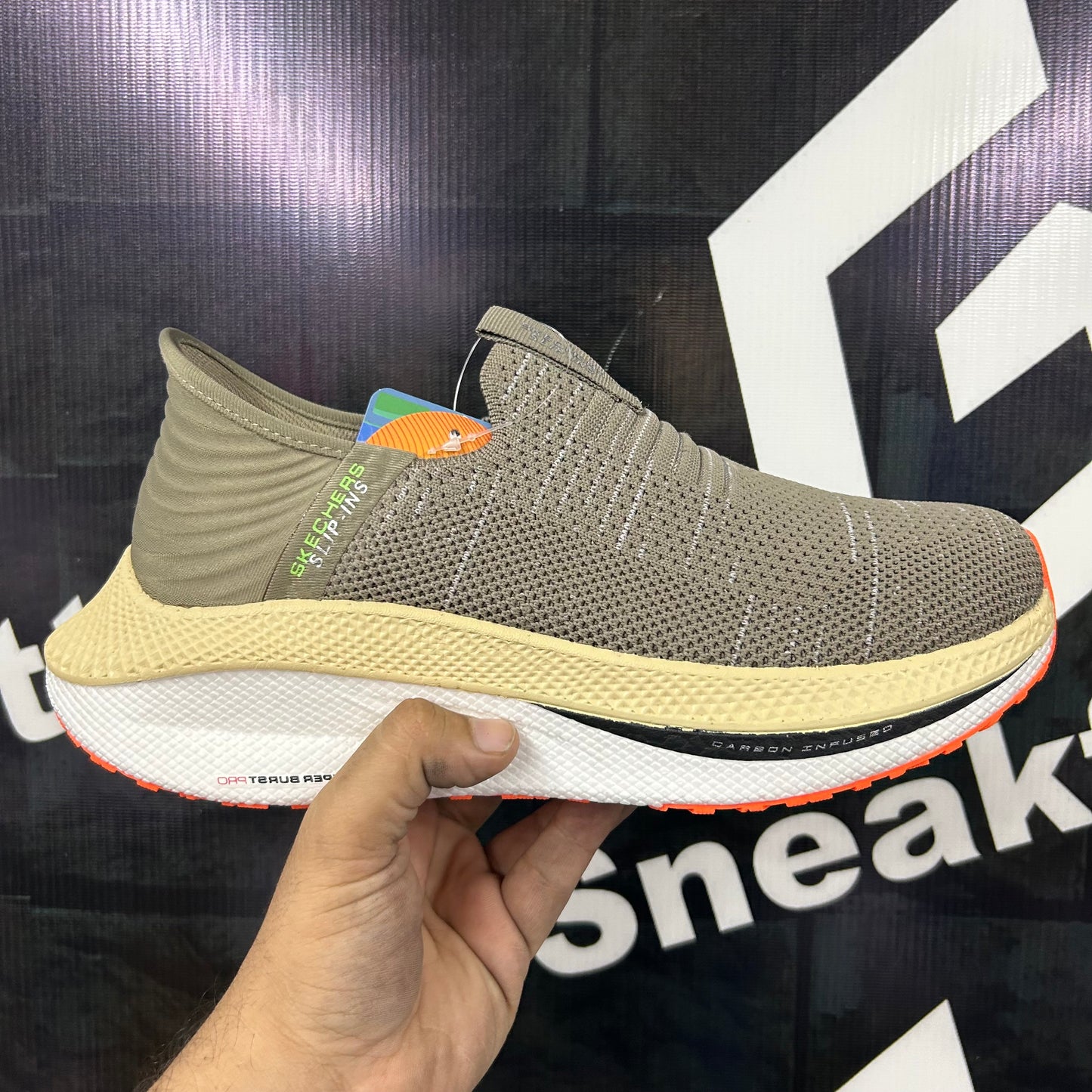 Skechers - Slip In - Hyper Burst Pro - Khaki