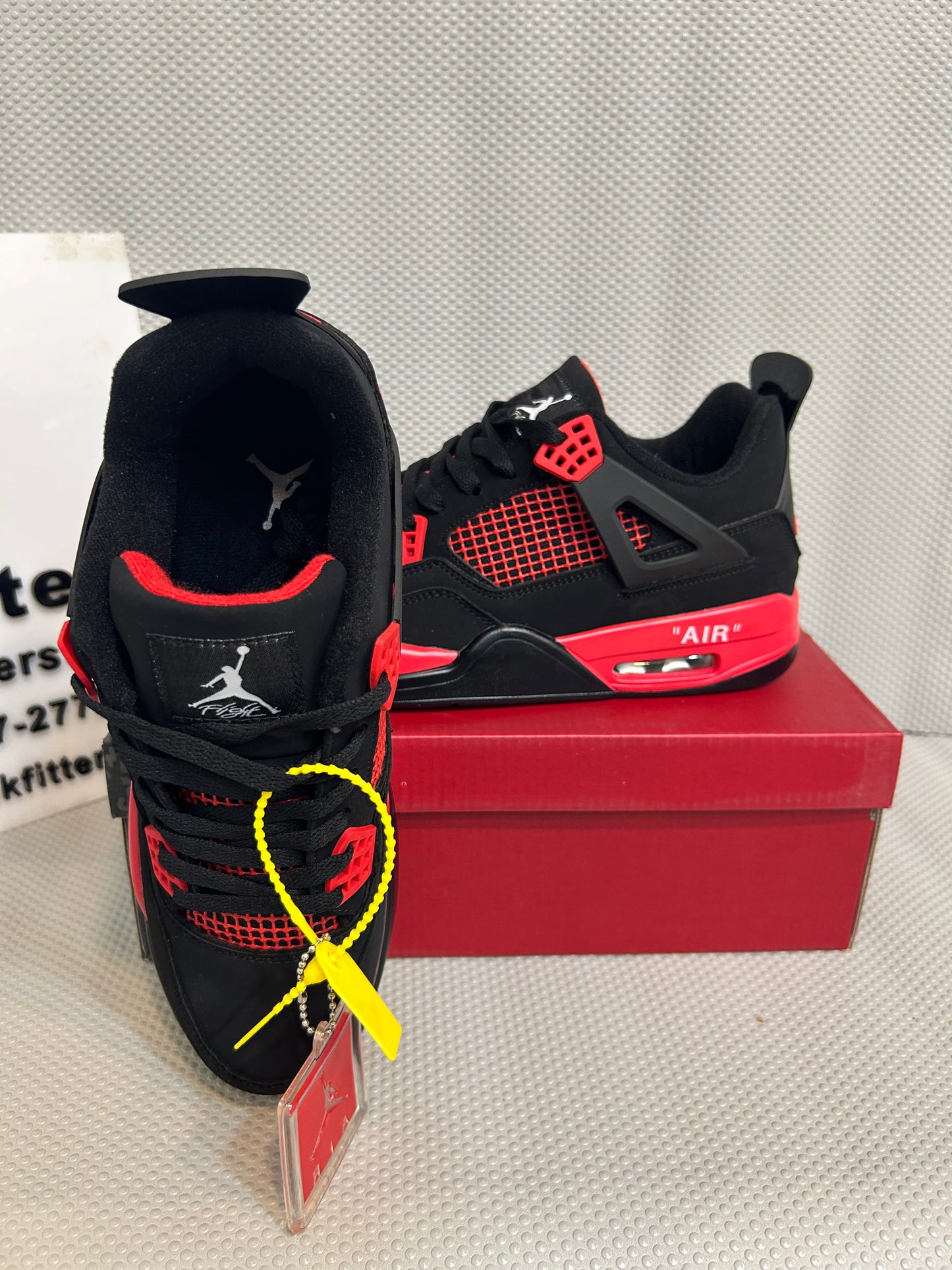 AR JDN 4 - Retro - (WS) - Red with Black