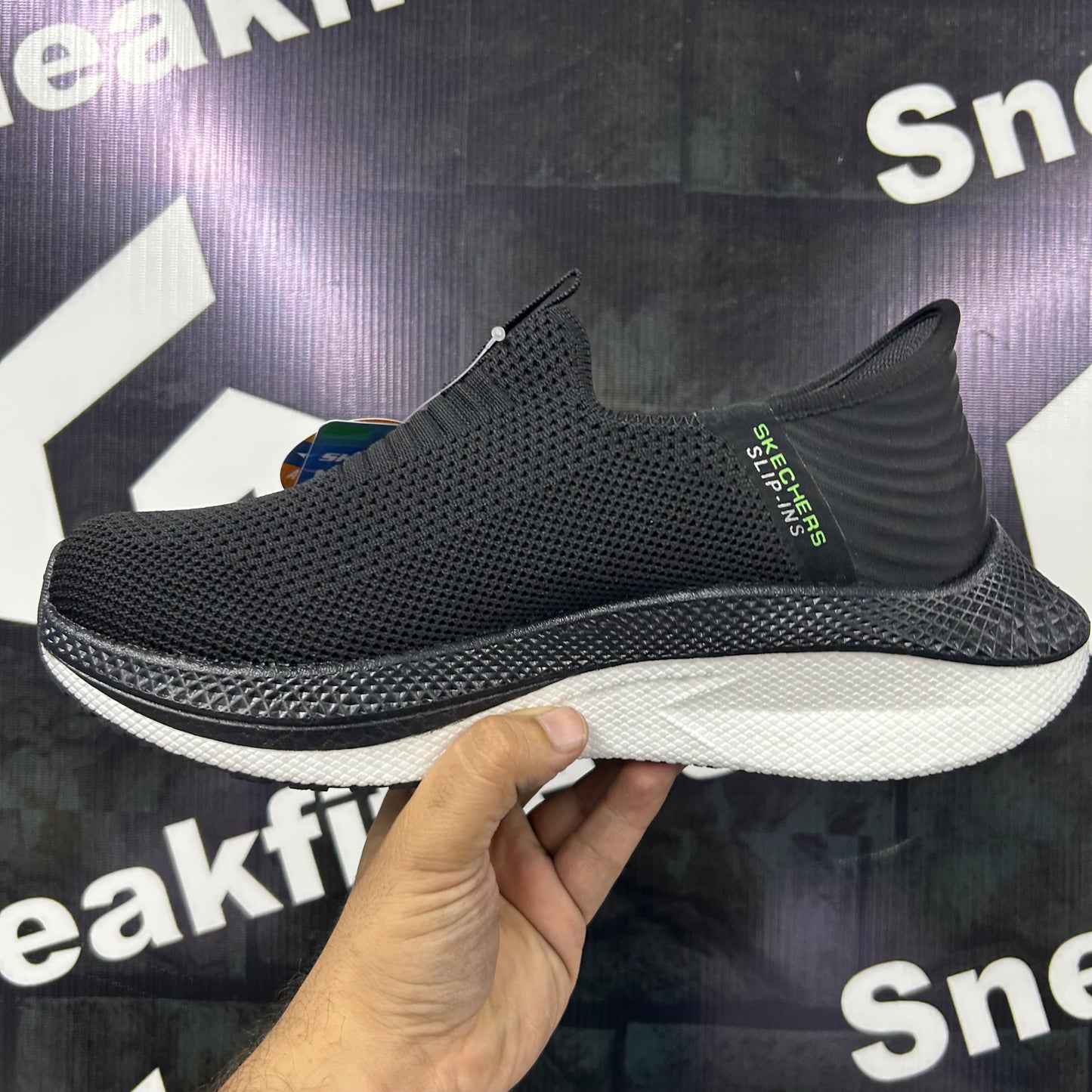 Skechers - Slip In - Hyper Burst Pro - Black White