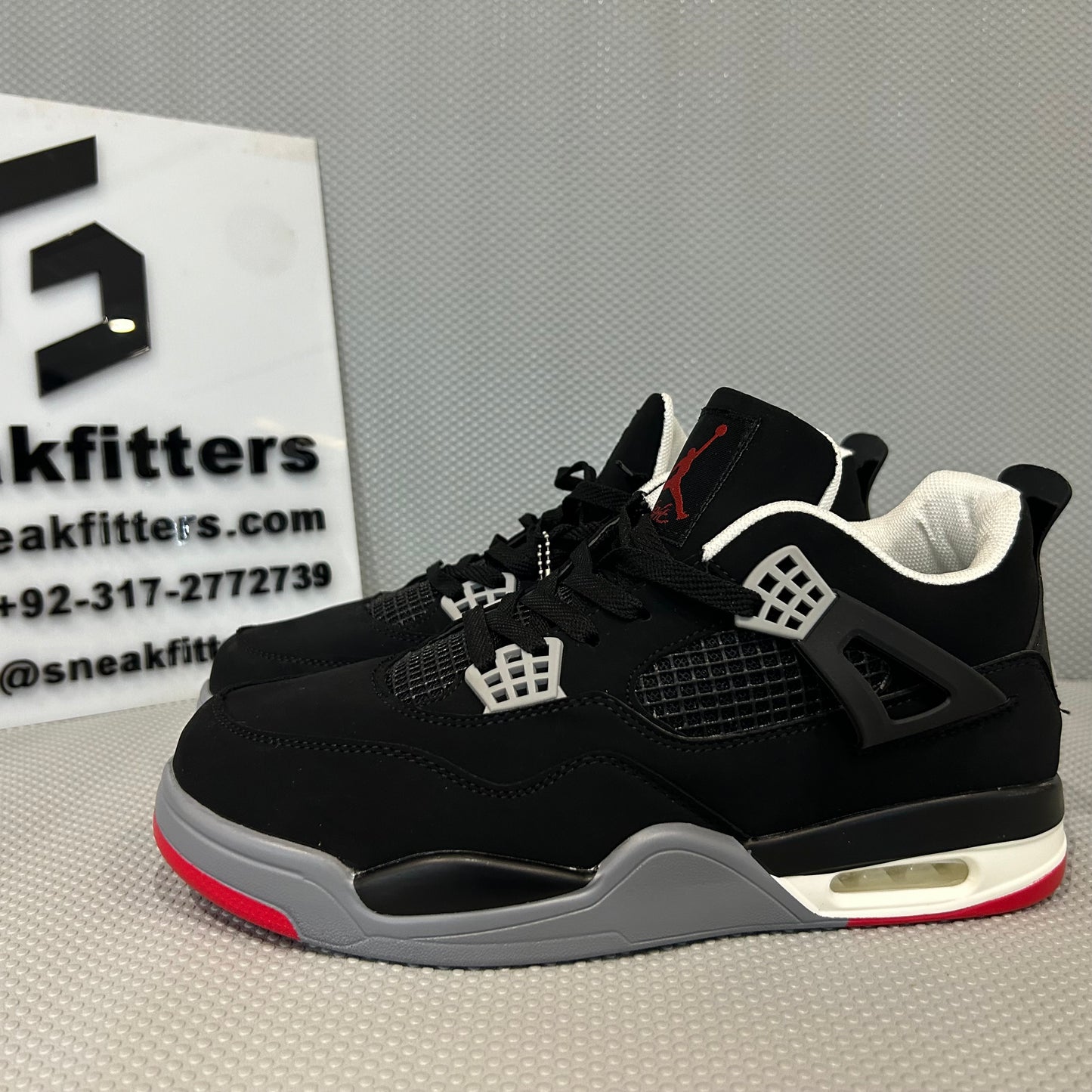 AR JDN 4 - Retro - Black with Red