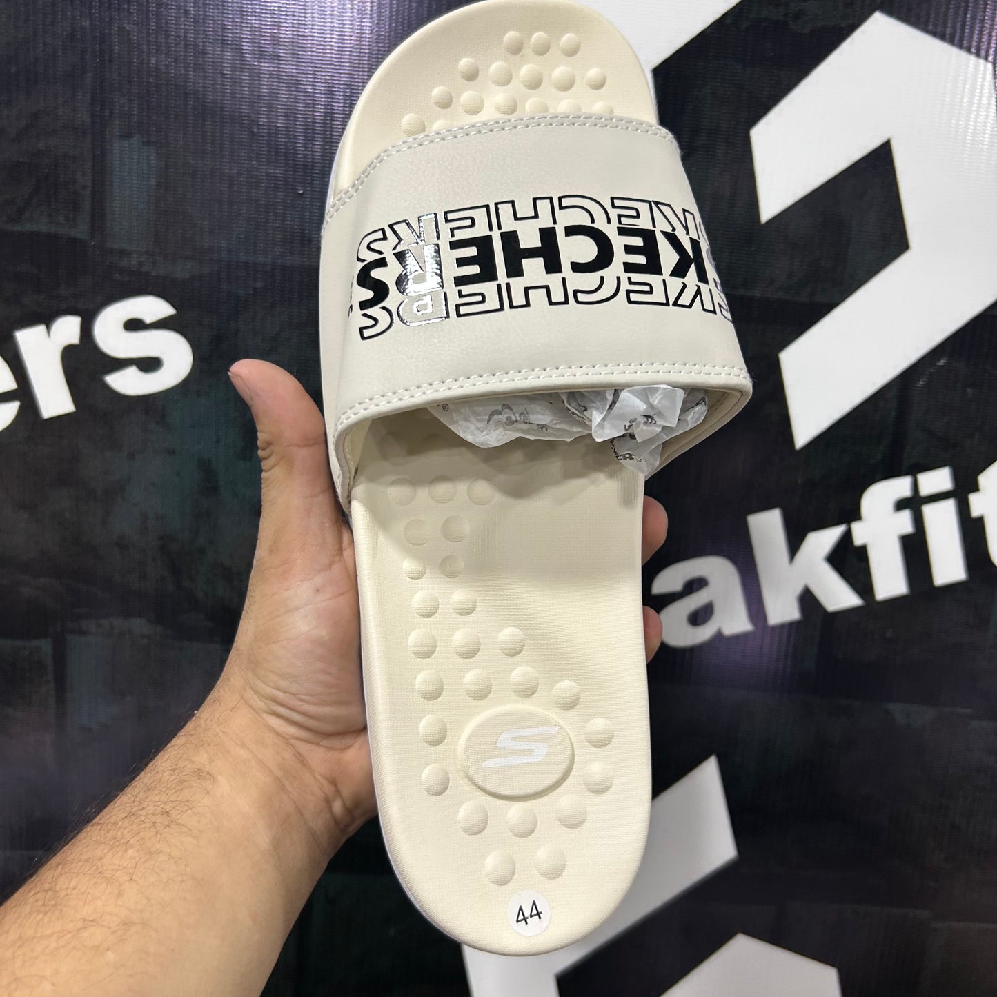 Skecher - D8 - Slides - Off White