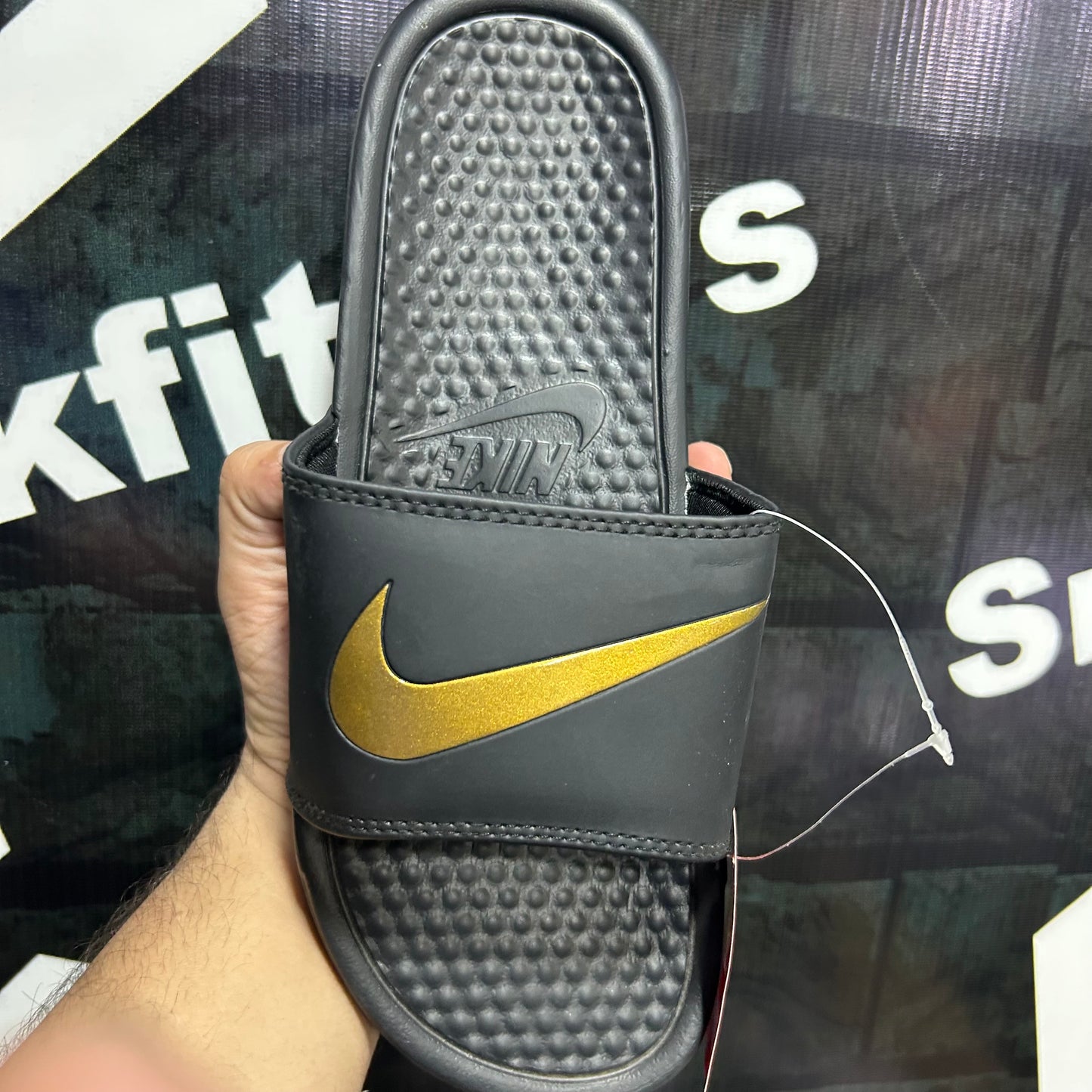 NK - D2 - Slides - Black with Gold