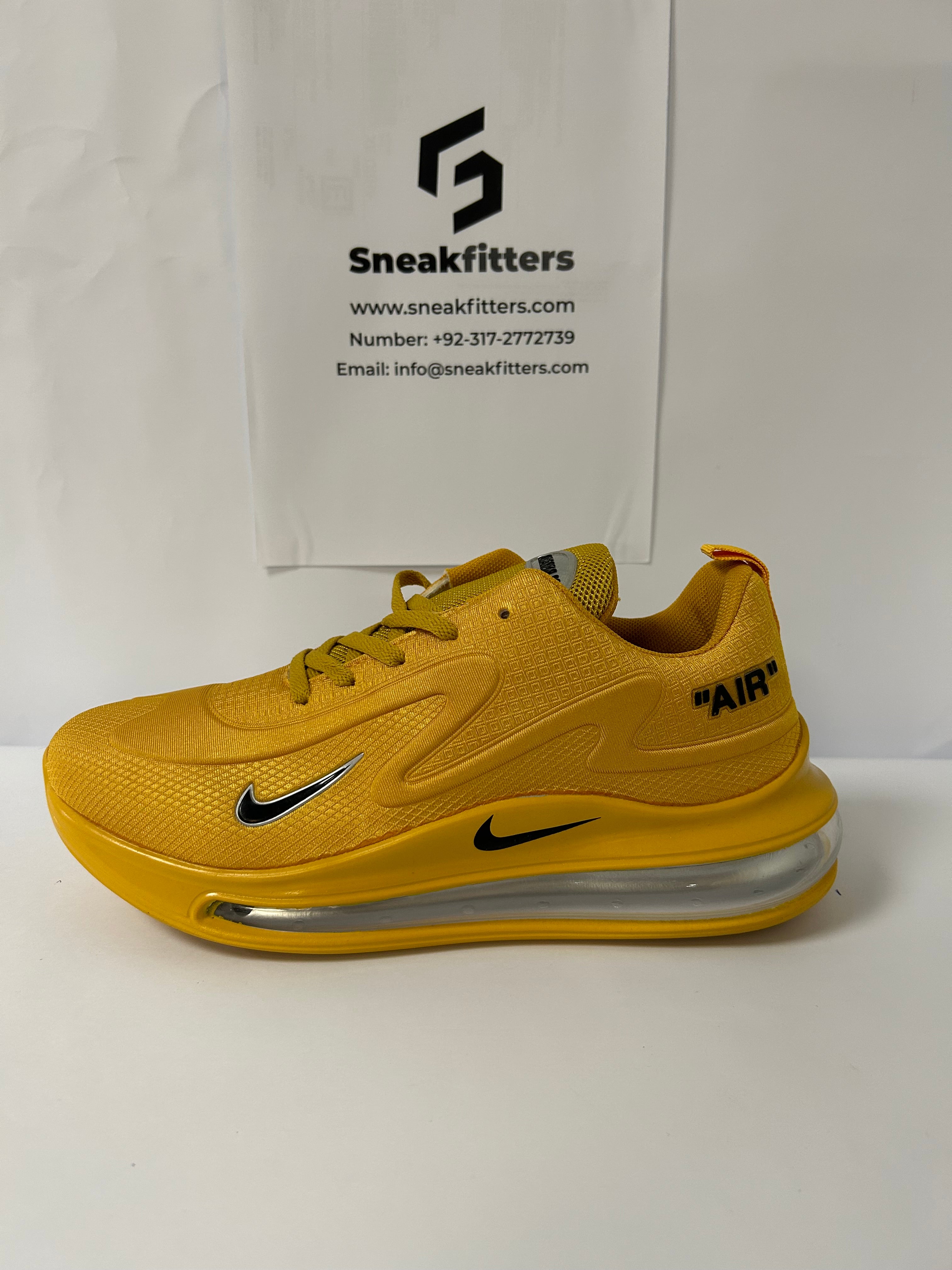 Nike air max 720 yellow best sale