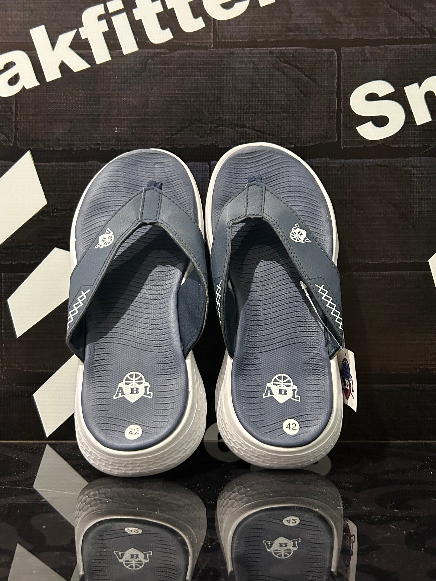 Skecher - D6 - Slides - Blue White