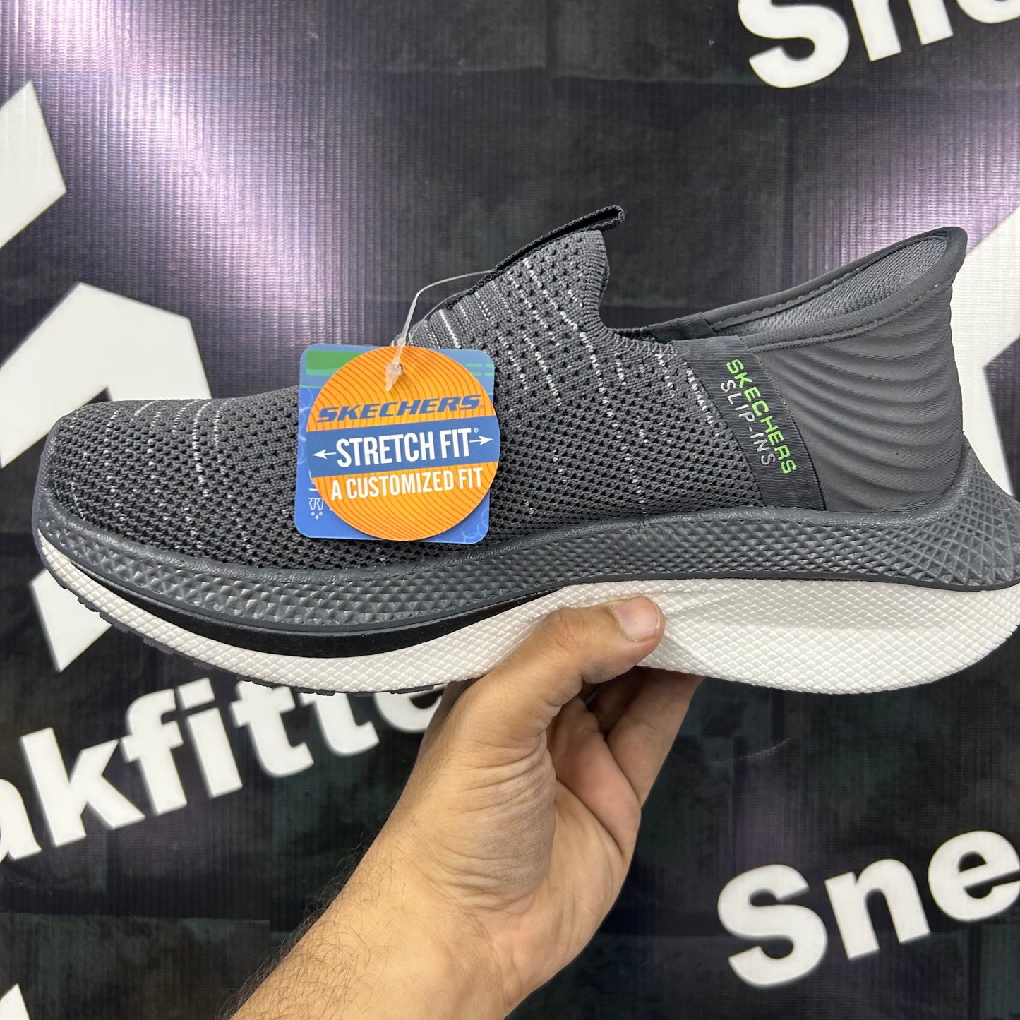Skechers - Slip In - Hyper Burst Pro - Dark Gray