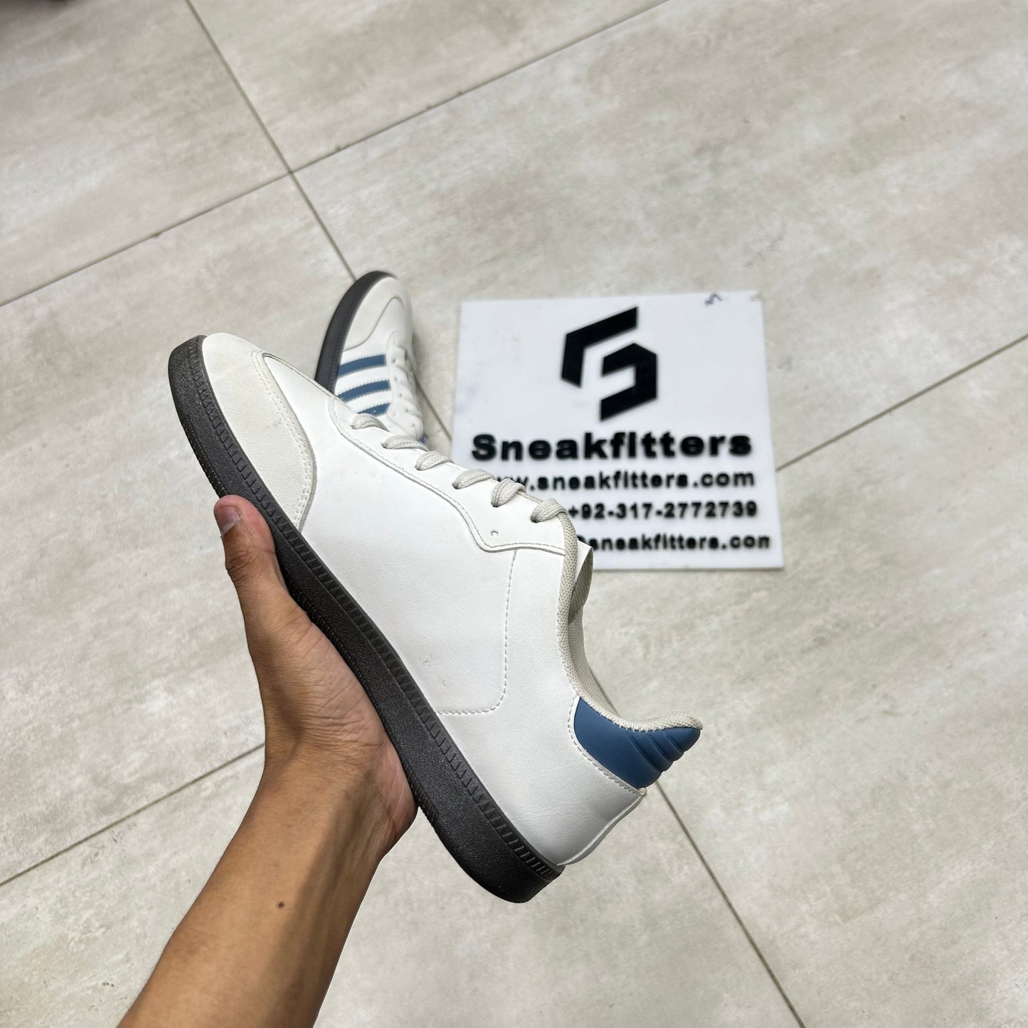 AD - Smba - White with Blue 2nd