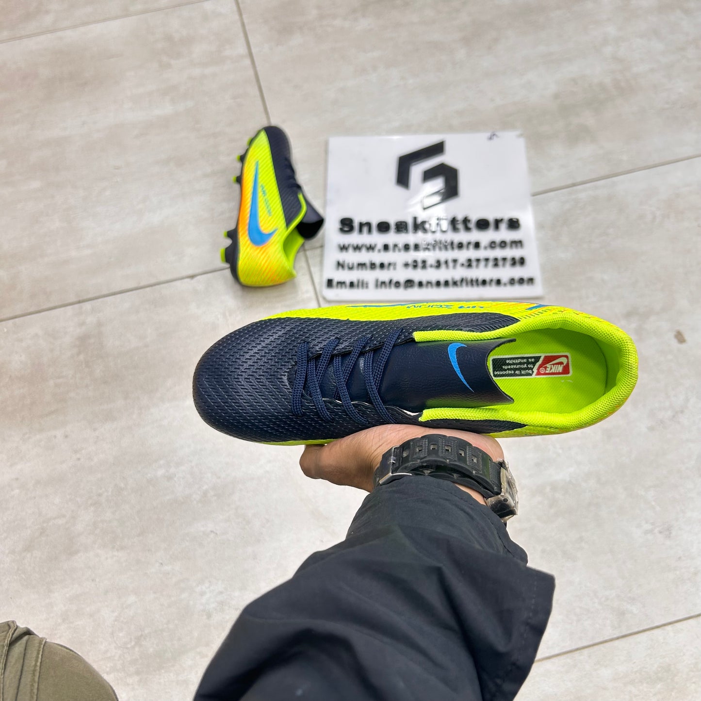Football - NK Air Zoom - Toe - Black Green