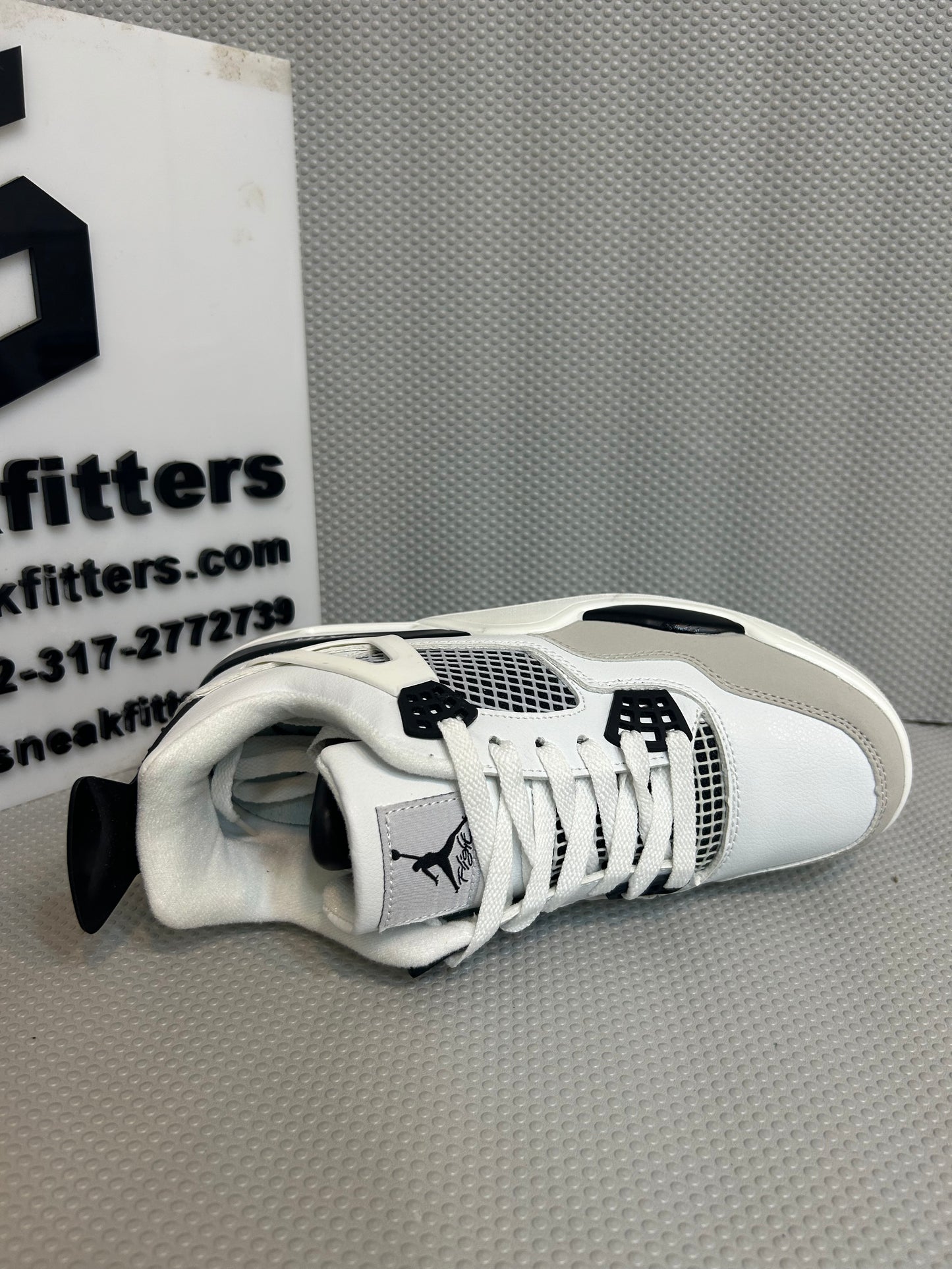 AR JDN 4 - Retro - (WS) - White with Black