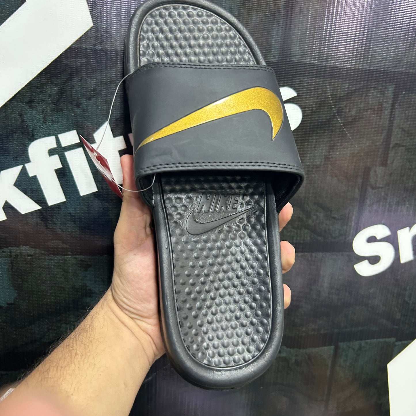 NK - D2 - Slides - Black with Gold