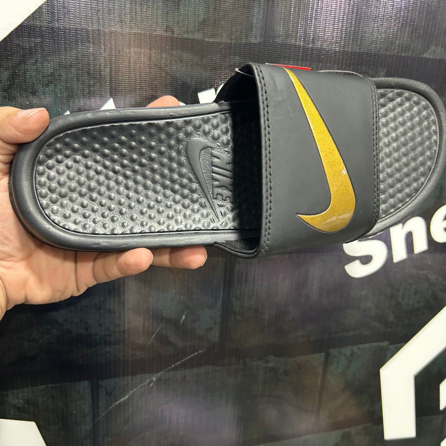 NK - D2 - Slides - Black with Gold