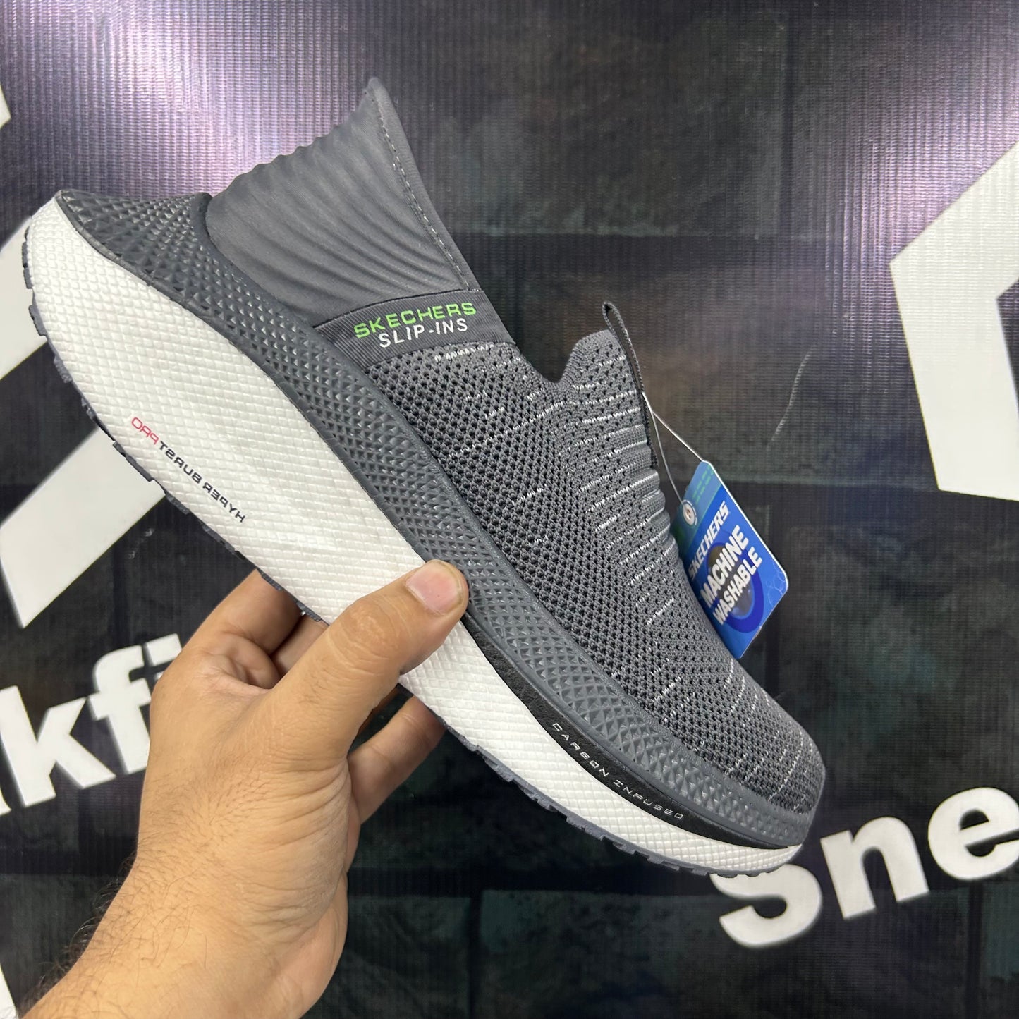 Skechers - Slip In - Hyper Burst Pro - Dark Gray