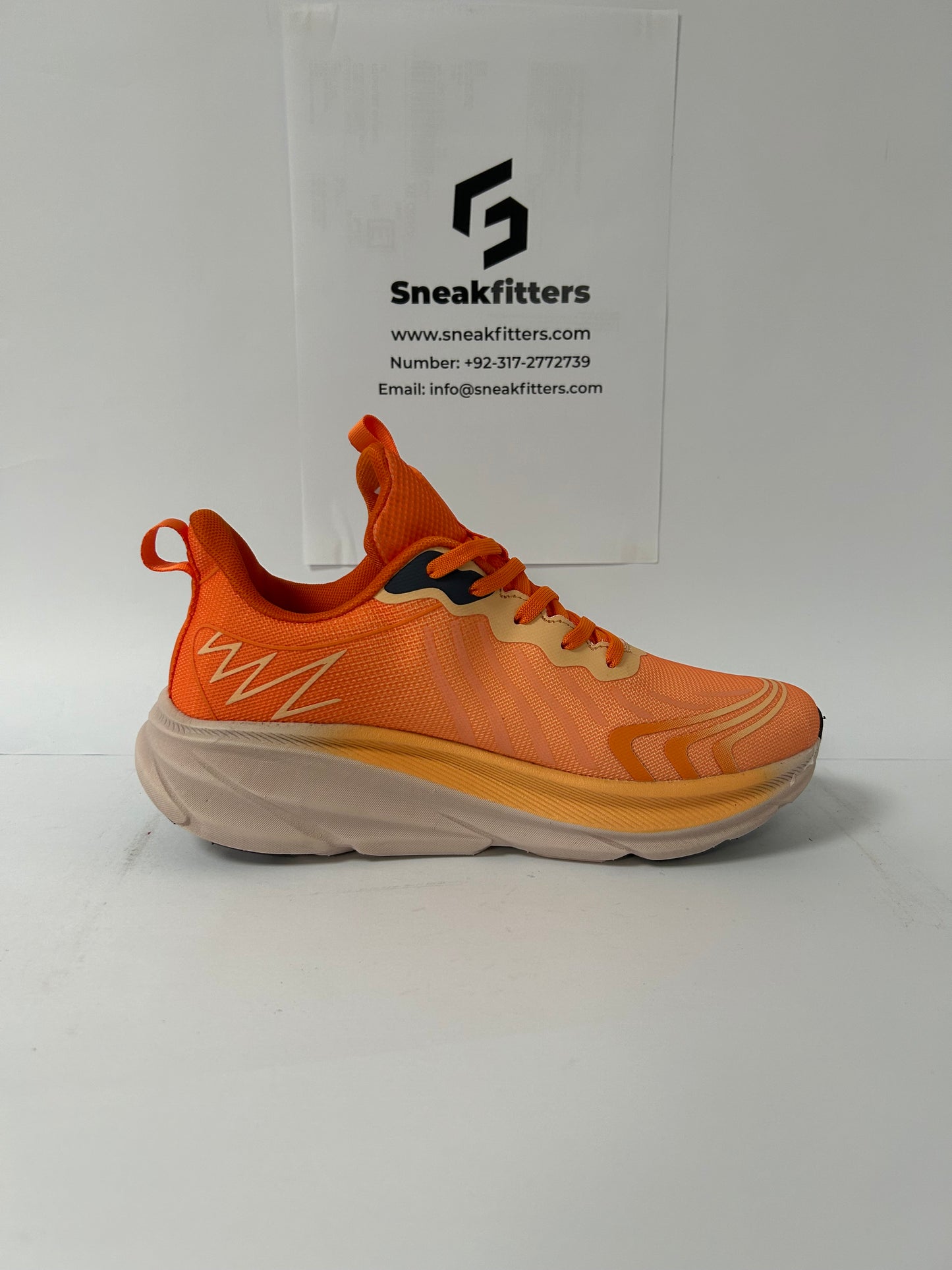 HOKZ - Unbeatable Comfort - Orange White