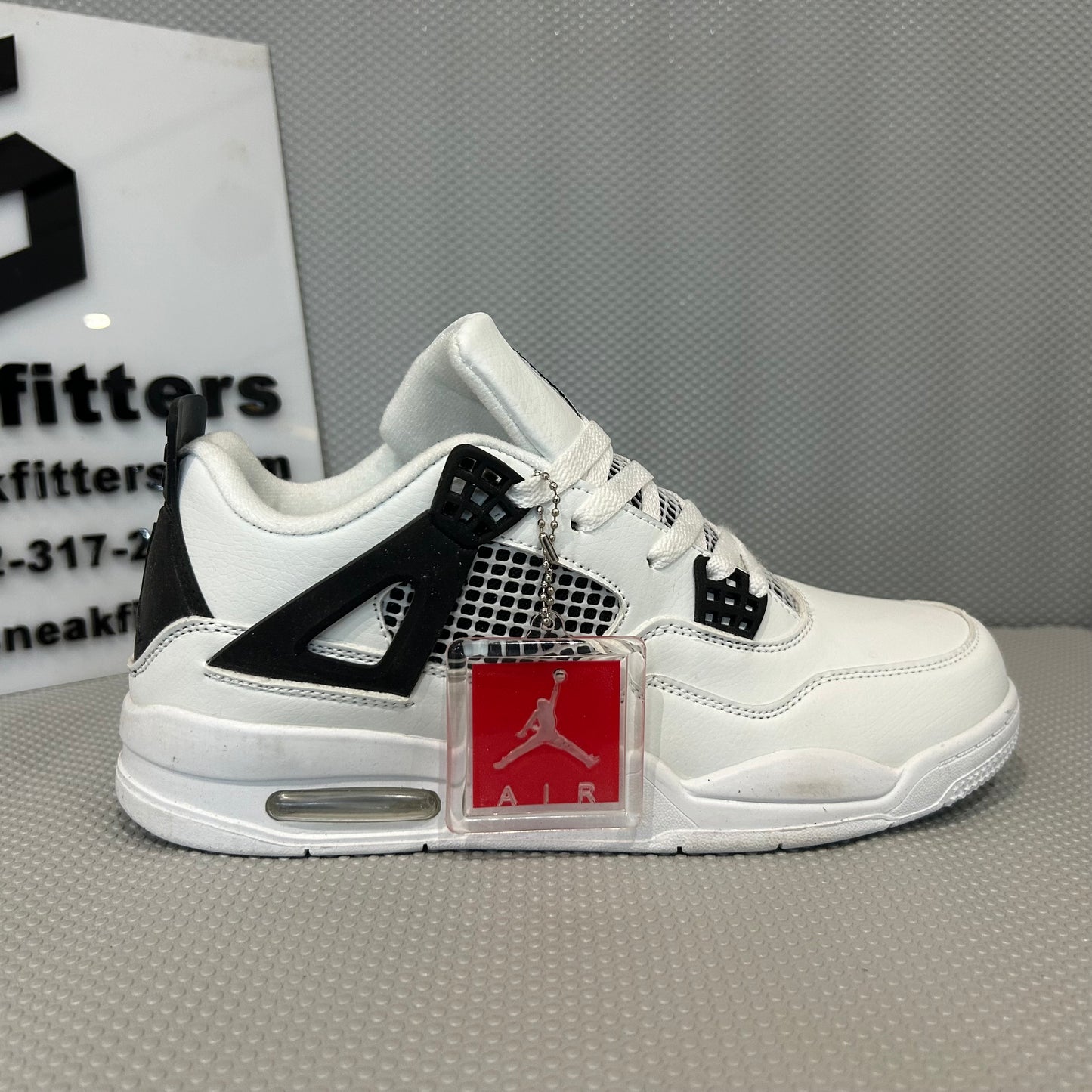 AR JDN 4 - Retro - White with Black