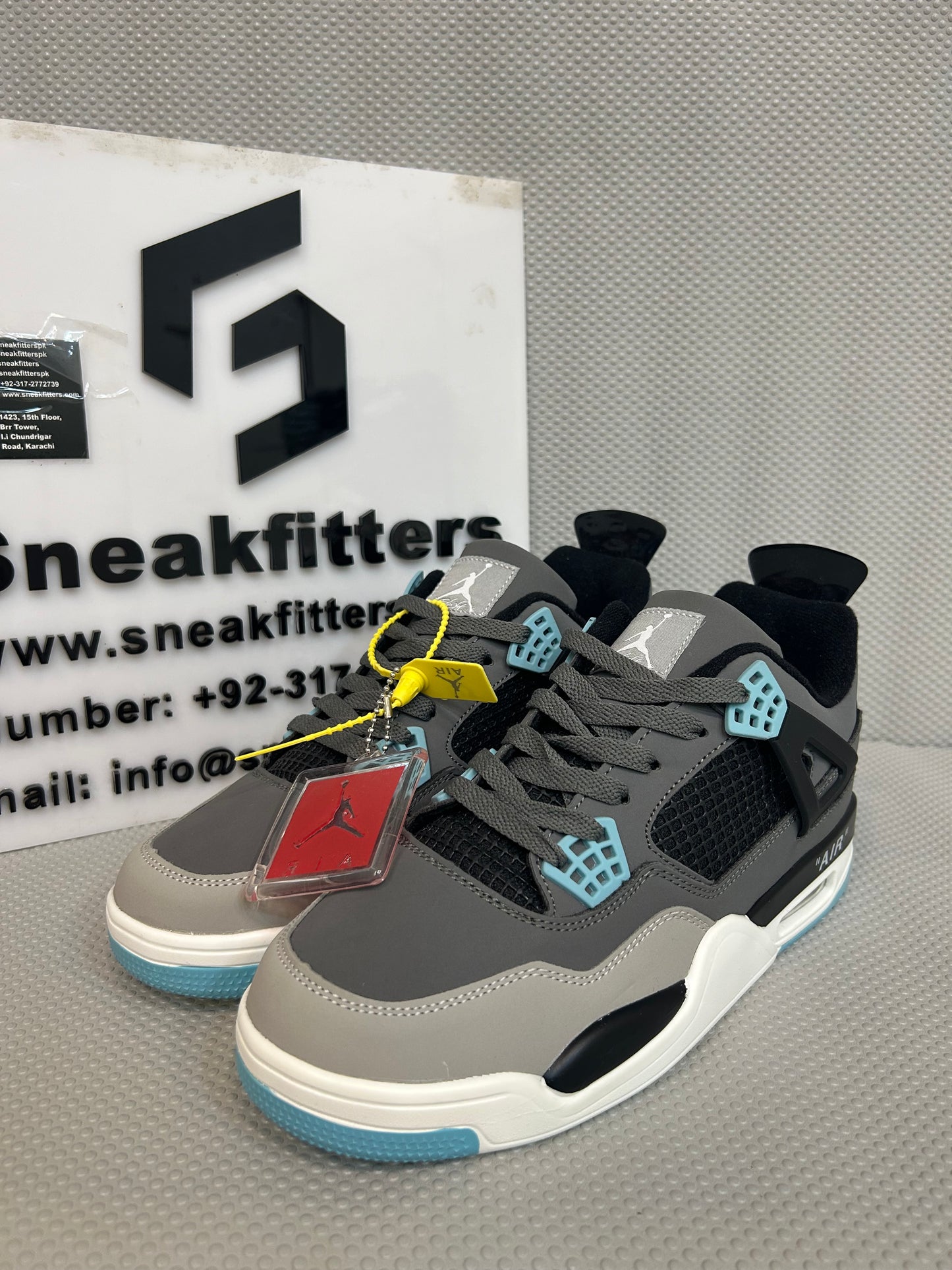 AR JDN 4 - Retro - (WS) - Gray with Blue