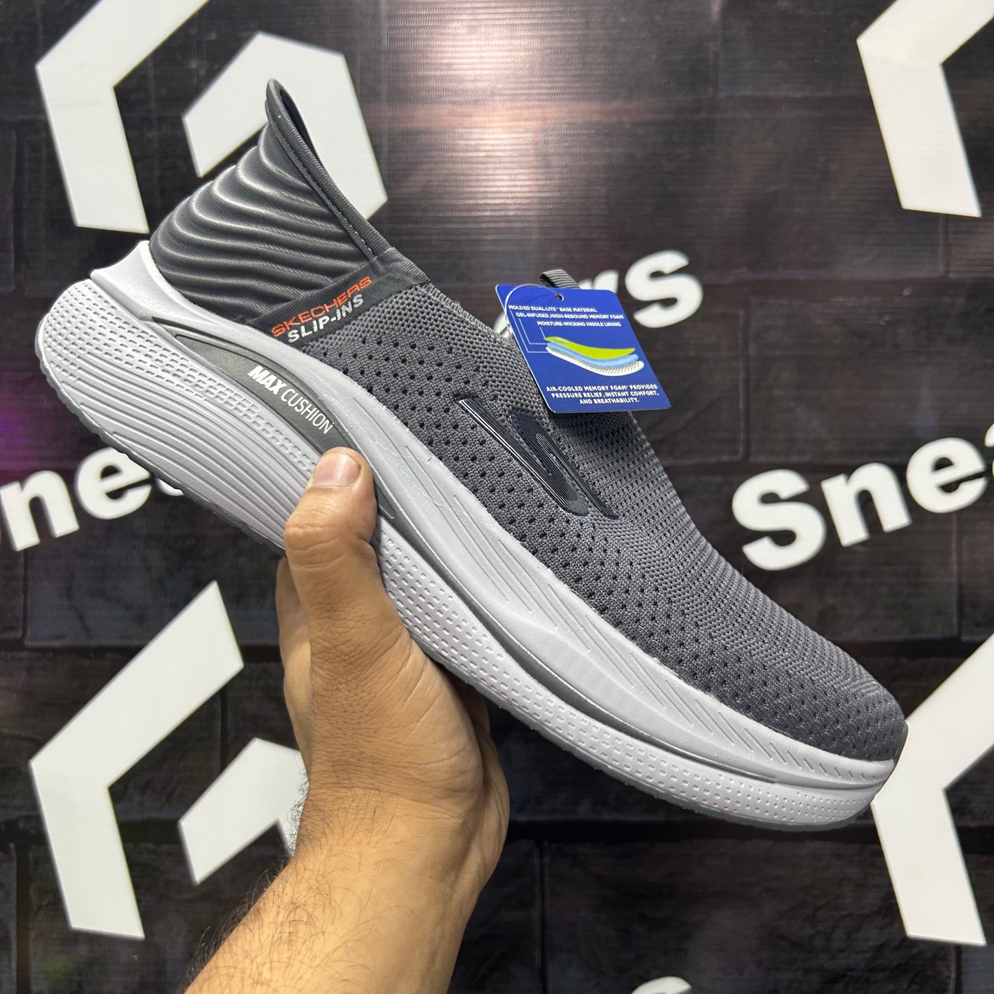 Skechers - MS - Slip Ins - Gray