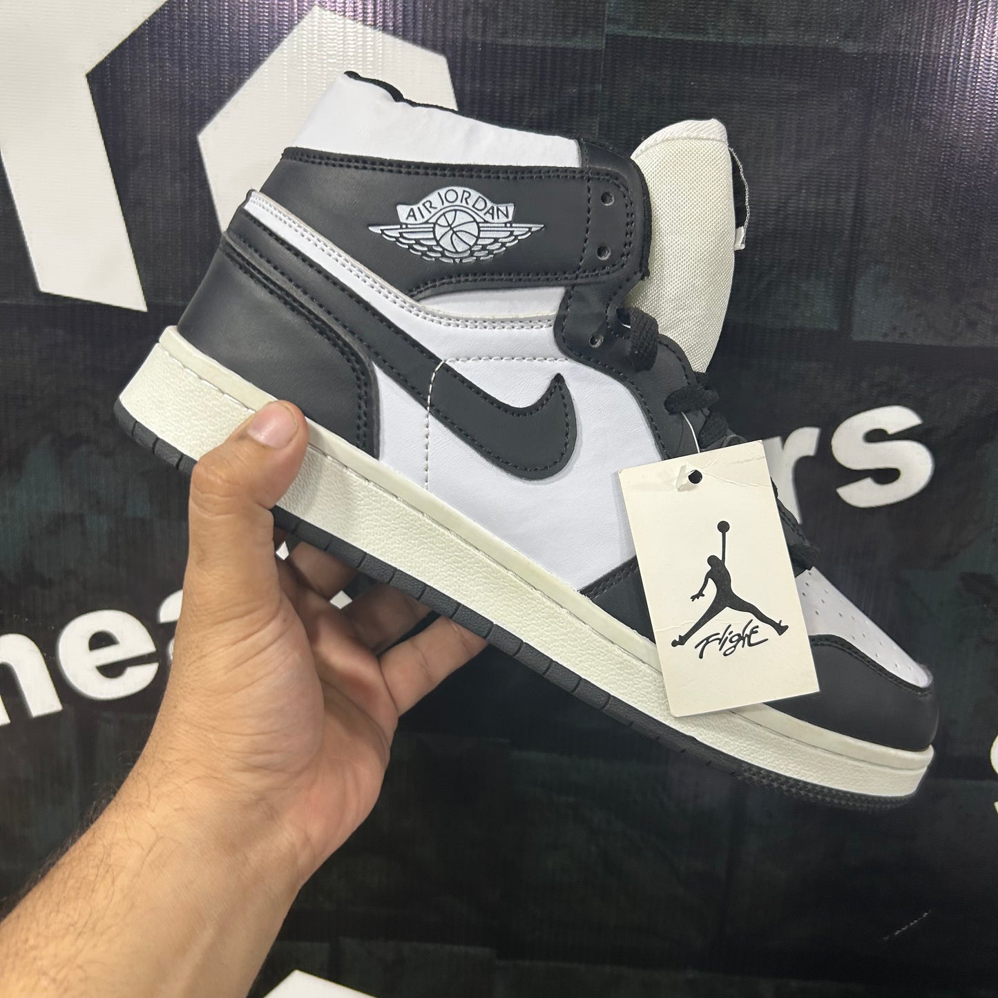 AR JDN 1 - High - Black White - (Batch 2)