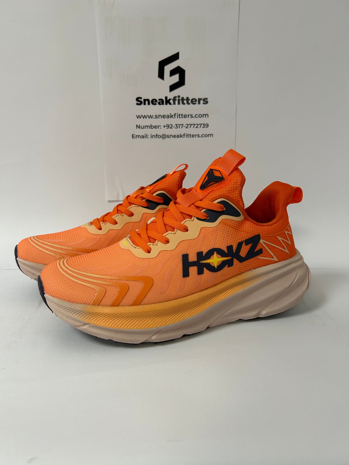 HOKZ - Unbeatable Comfort - Orange White