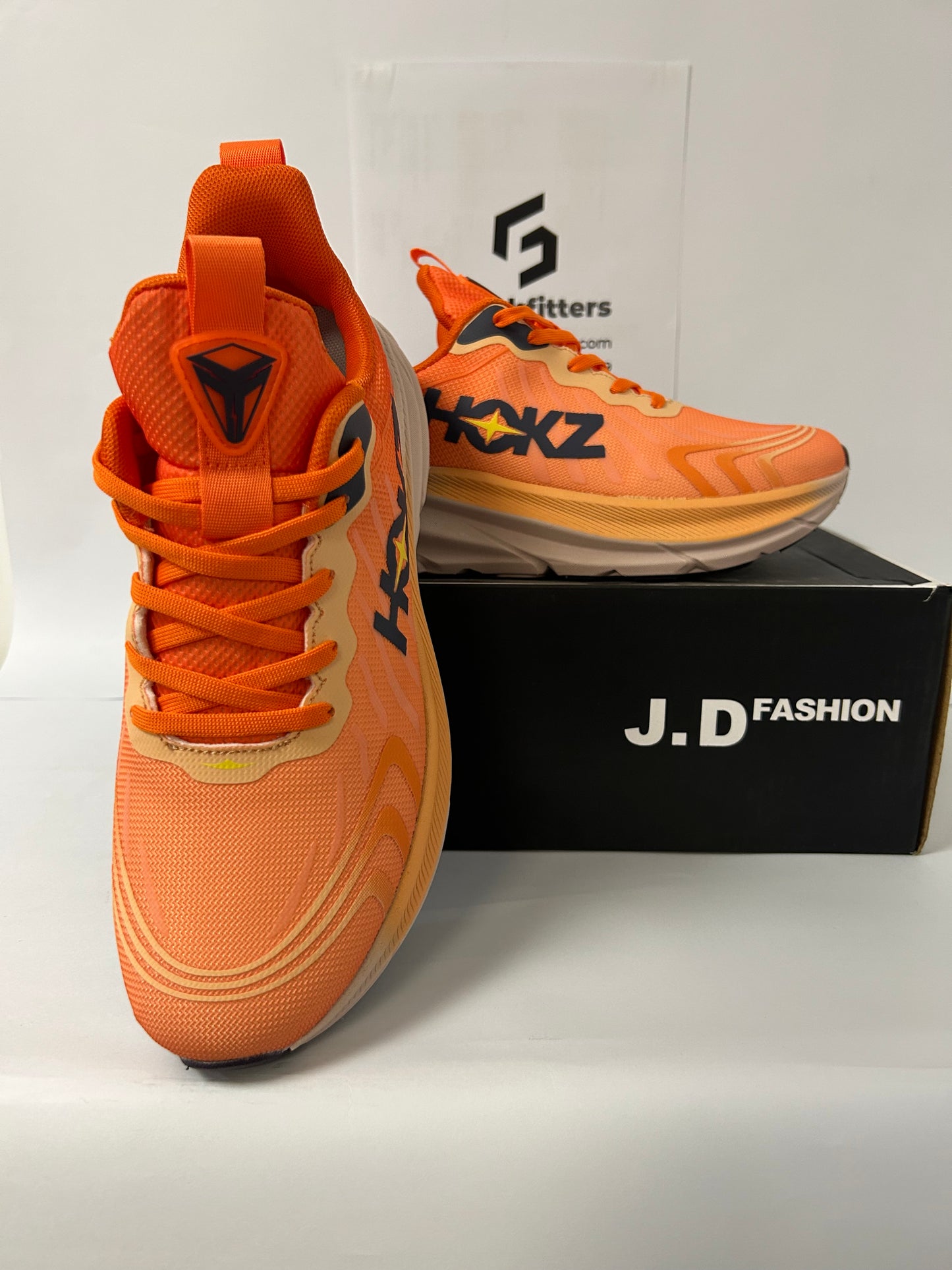 HOKZ - Unbeatable Comfort - Orange White