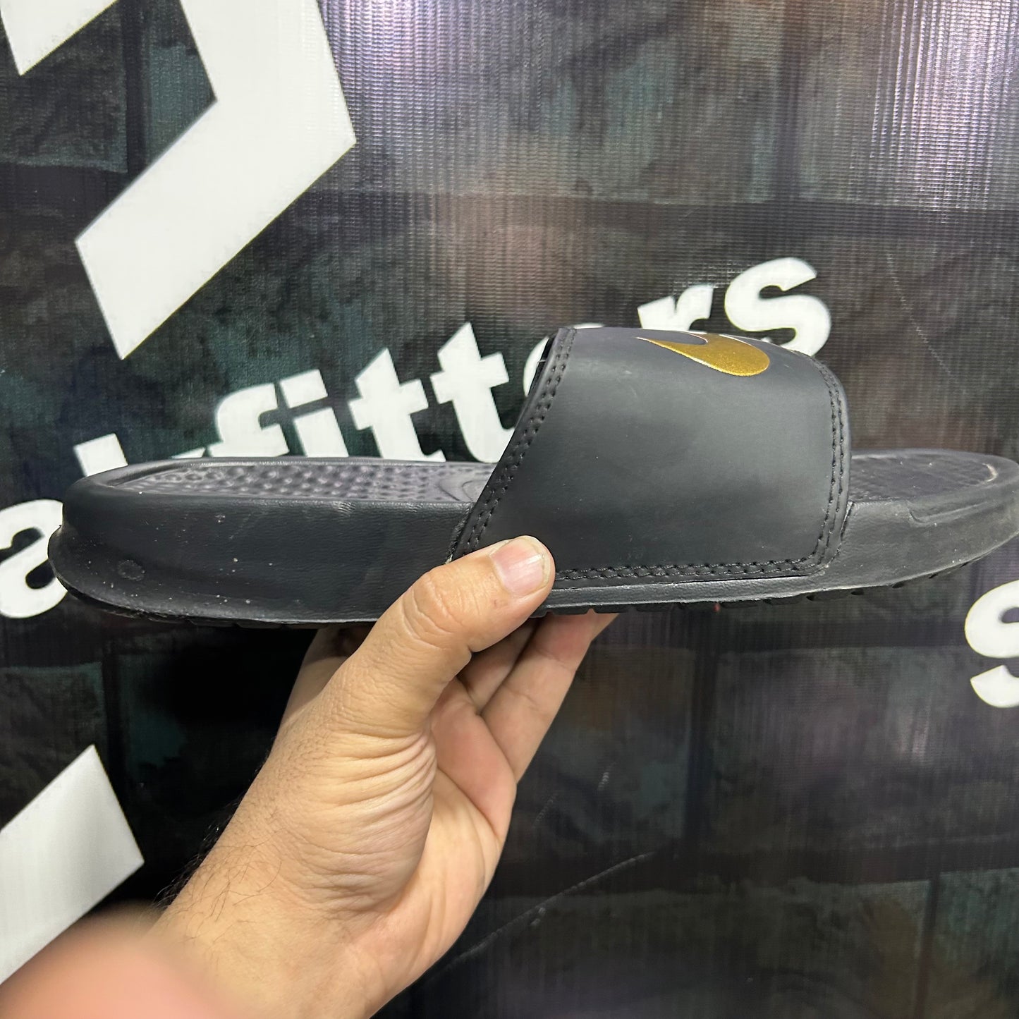 NK - D2 - Slides - Black with Gold