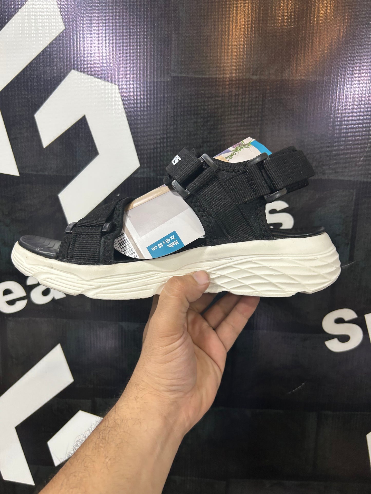 SK - Sandal - D3 - Back White