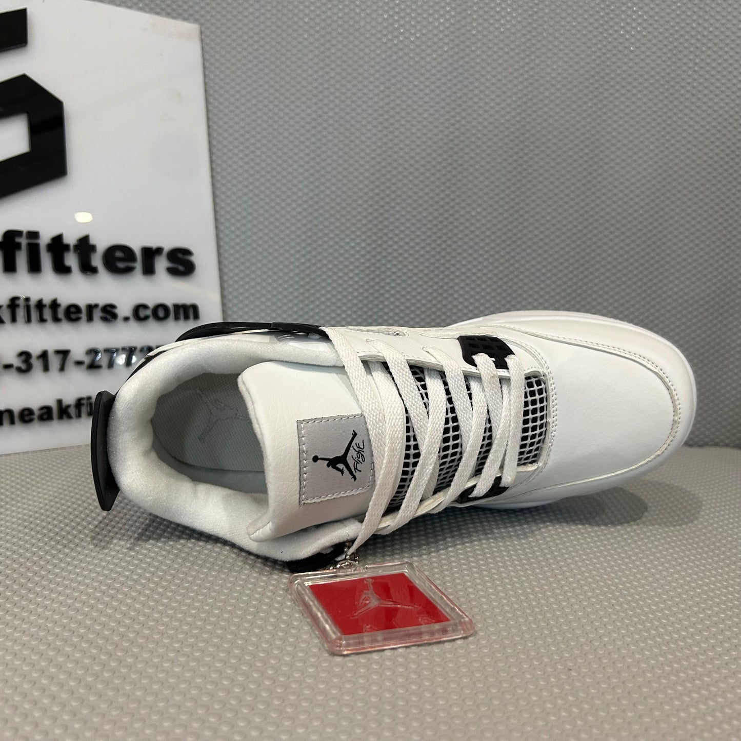 AR JDN 4 - Retro - White with Black