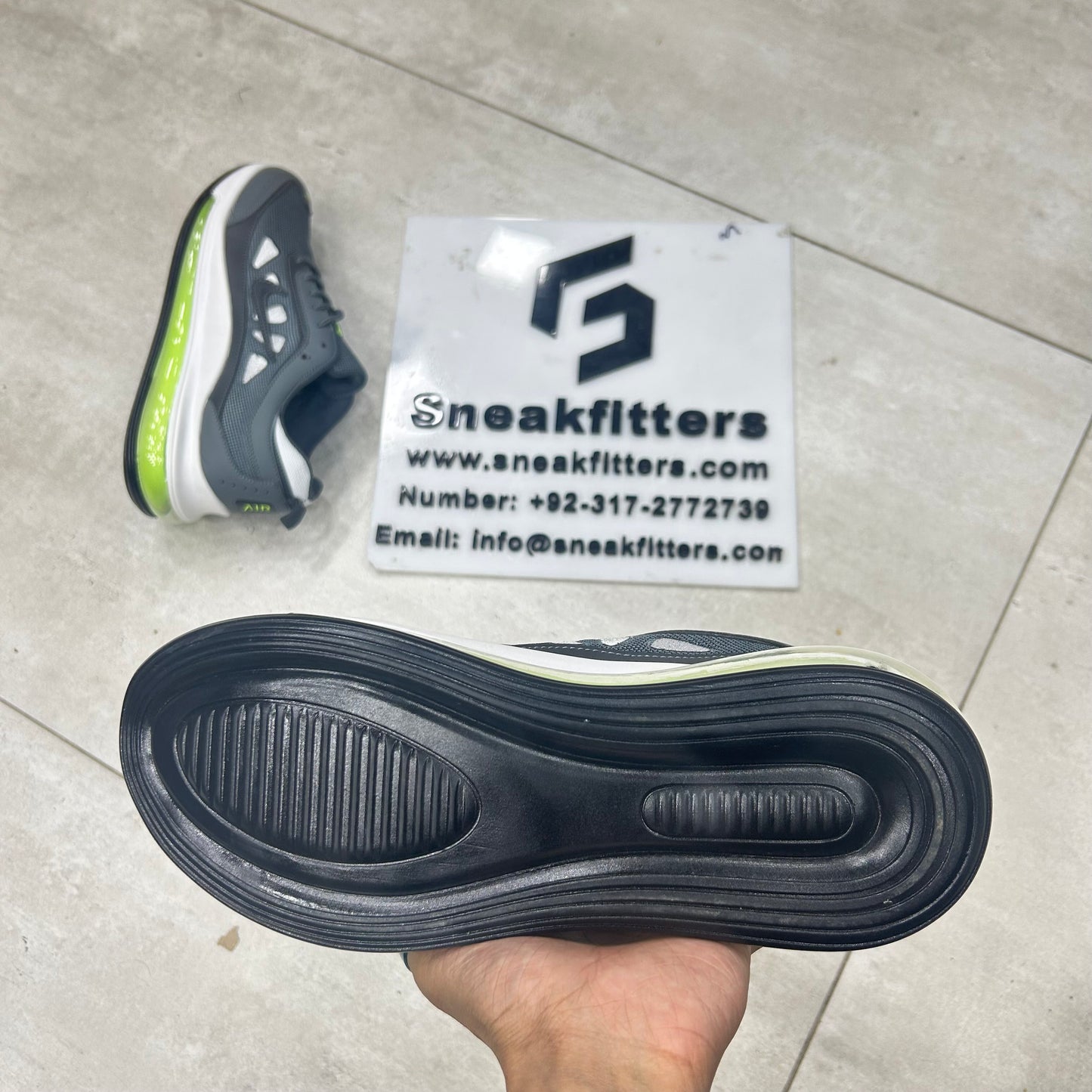 NKE Air Max - AP - Gray Green