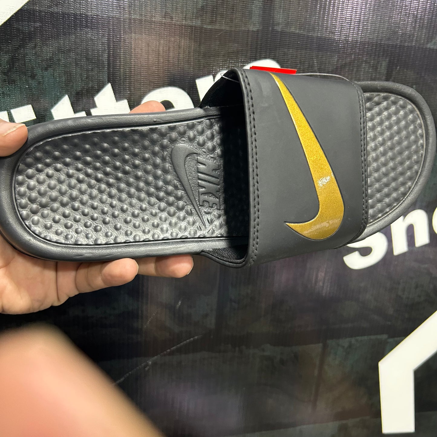 NK - D2 - Slides - Black with Gold