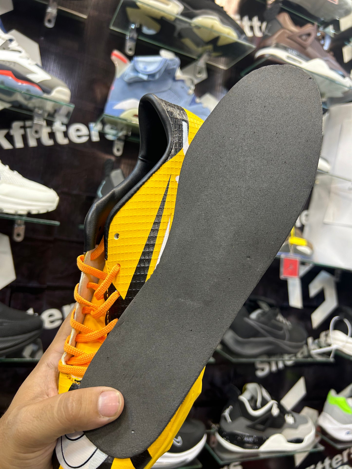 NKE - Football Boots - Yellow Black