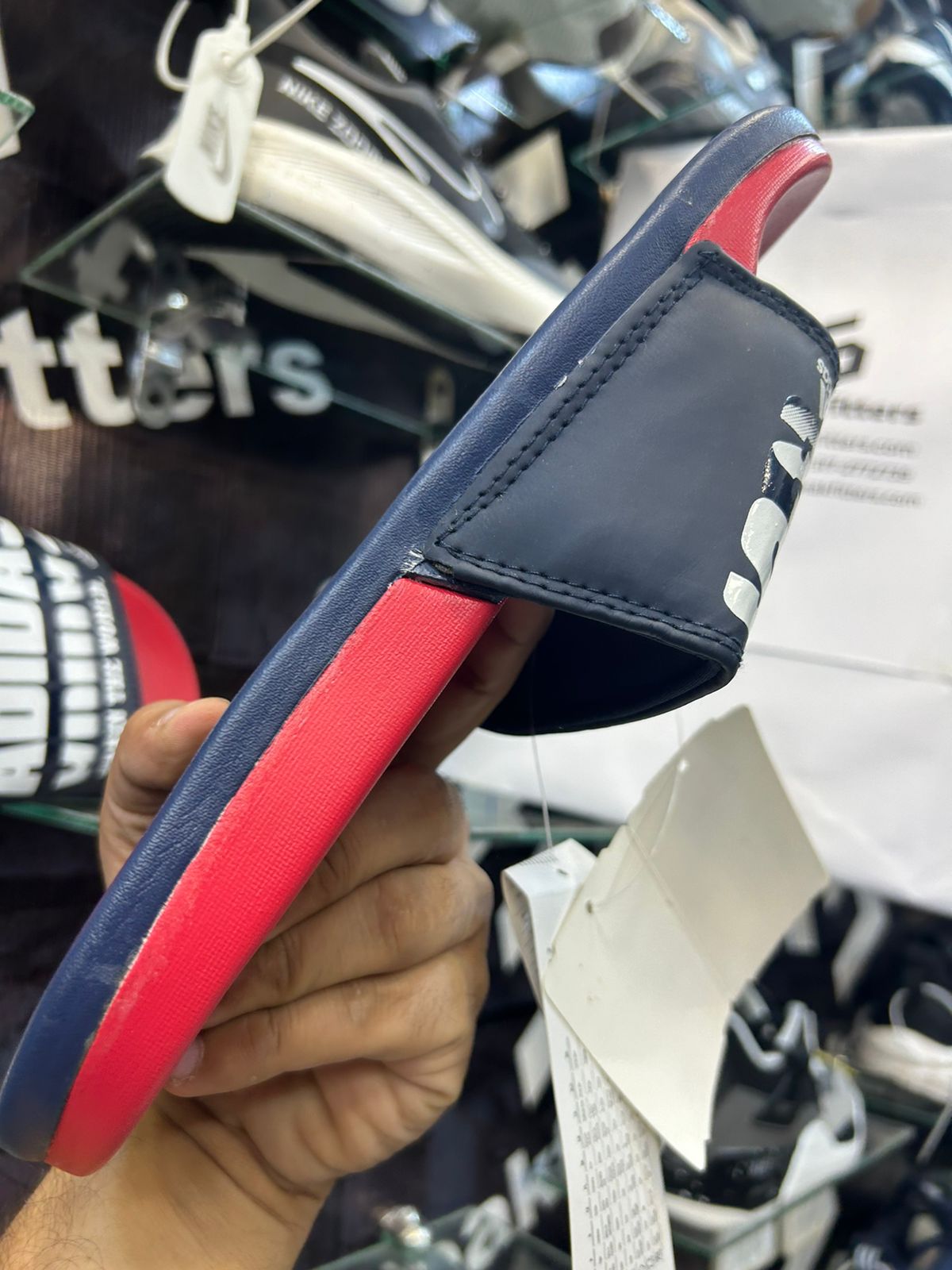 Adid - D4 - Slides - Blue Red