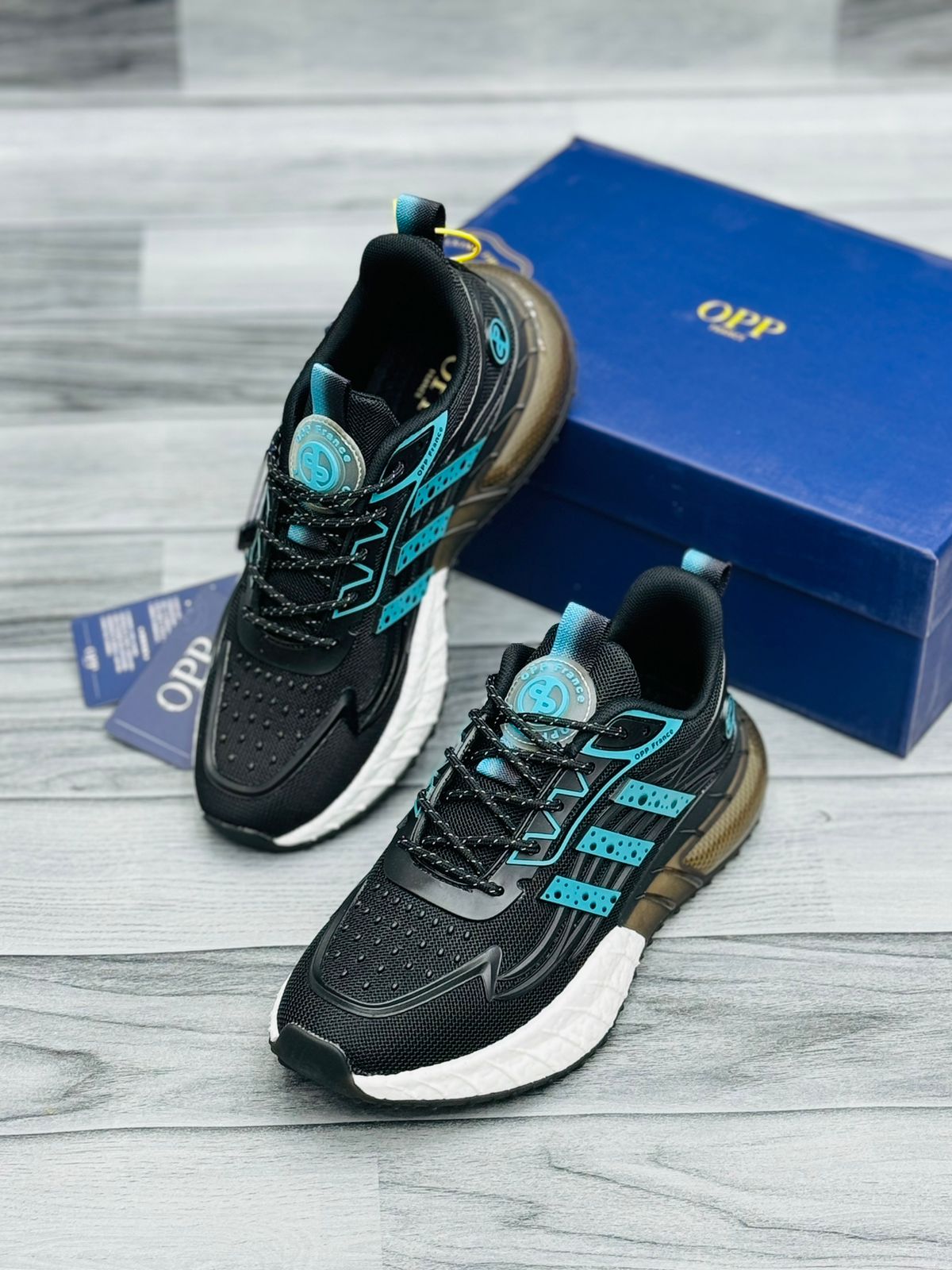 Fashion - Trendy Versatile - Blue with Black