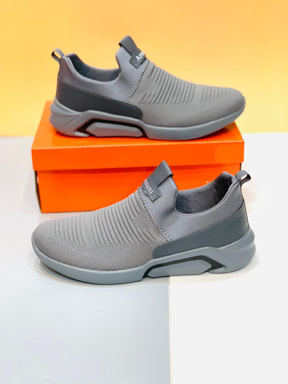 Armni - Casual Sneakers - Grey