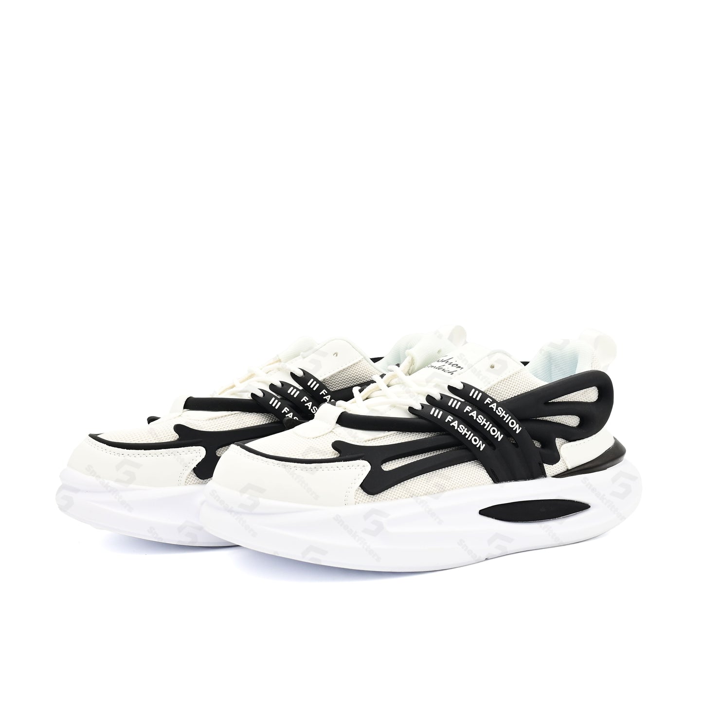 Fashion - B-Bold - White Black