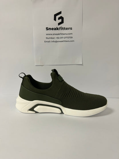 Armni - Casual Sneakers - Olive 2.0 (Premium)