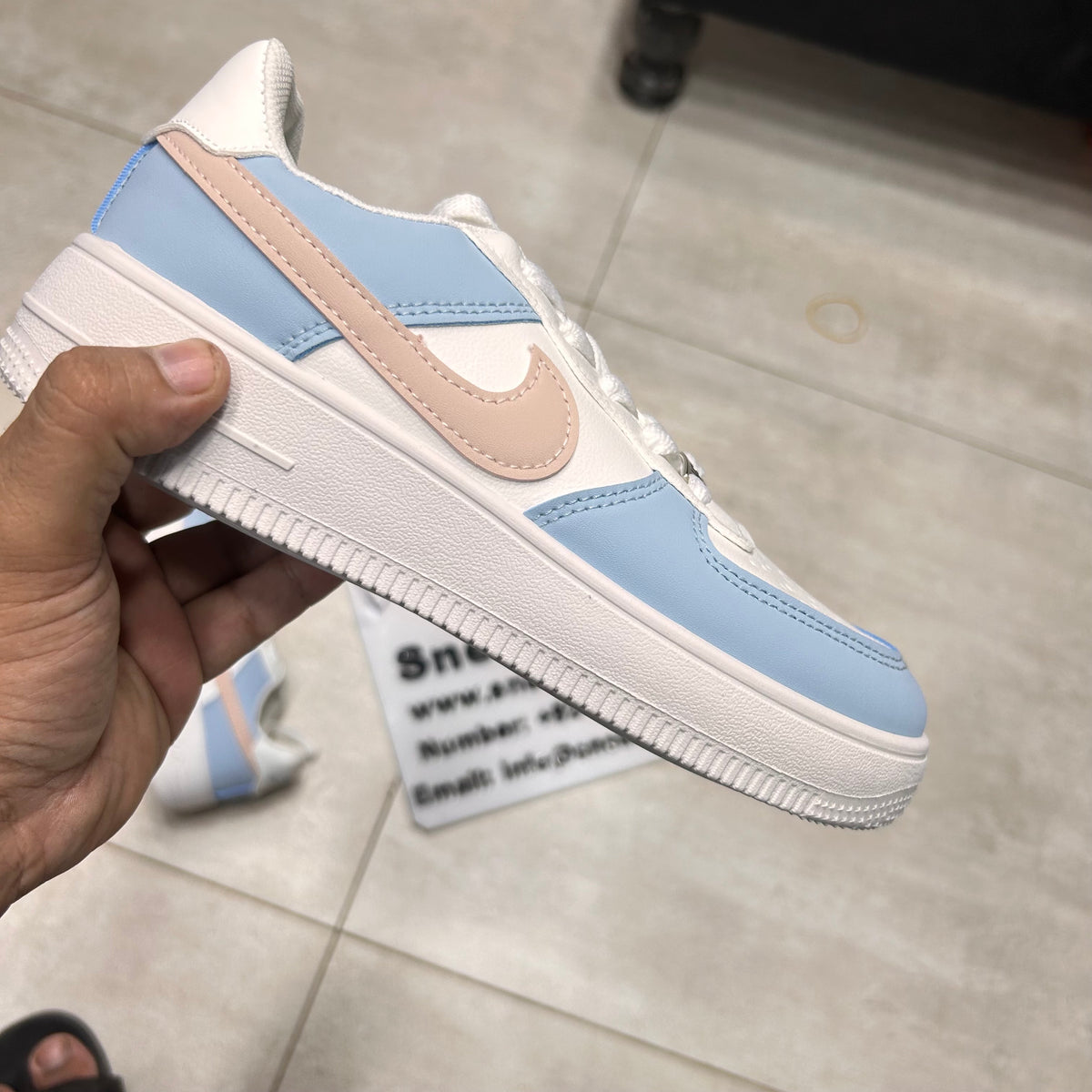 AF1 - NIKF - Blue Pink