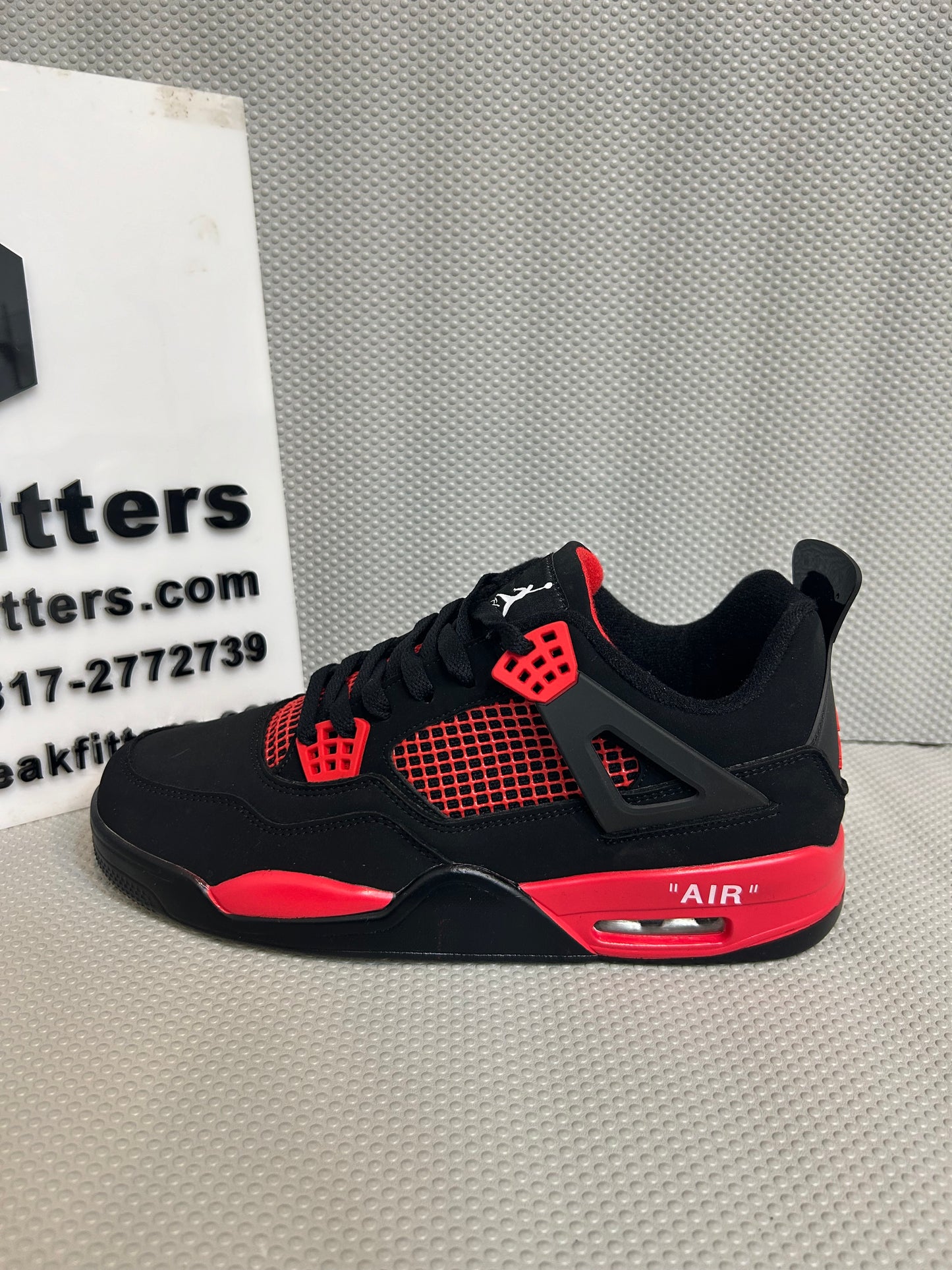 AR JDN 4 - Retro -  (WS) - Red with Black