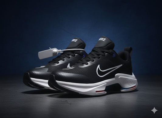 NK - Air Zoom - Runner - Black white
