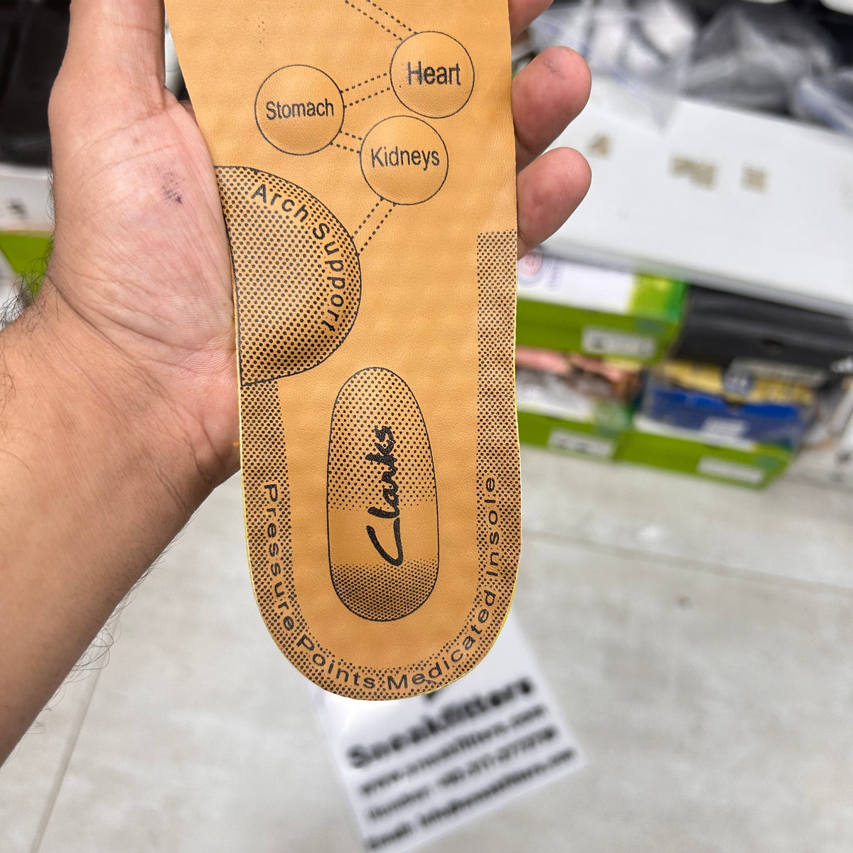 Clarks Insole -  Brown