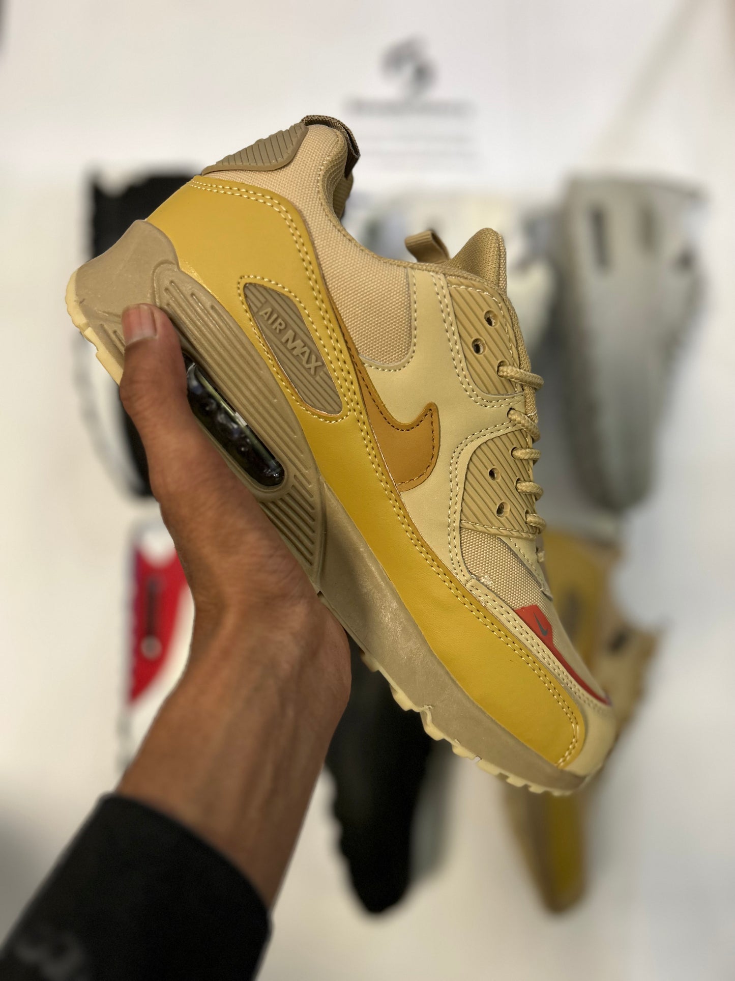 NKE Air Max 90 - Premium - Khaki