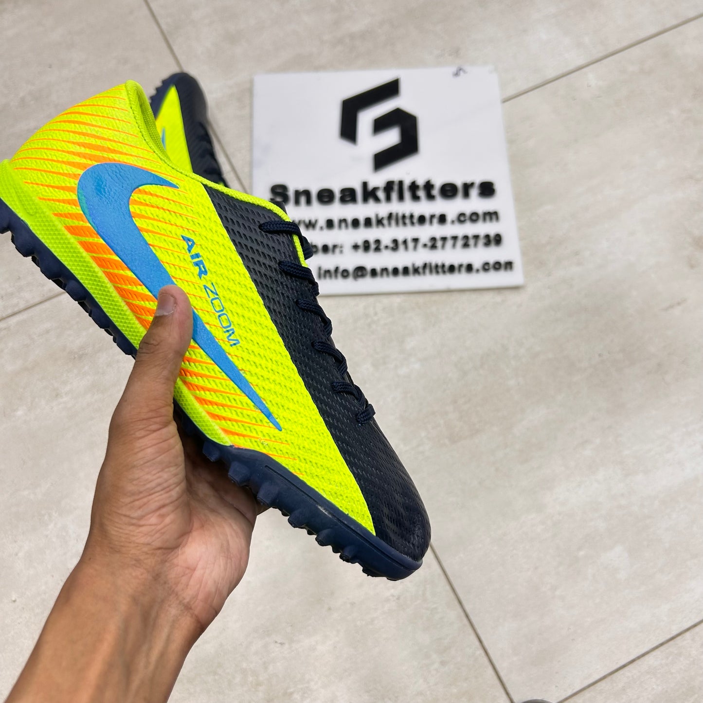 Football - NK Air Zoom - Gripper - Black Green