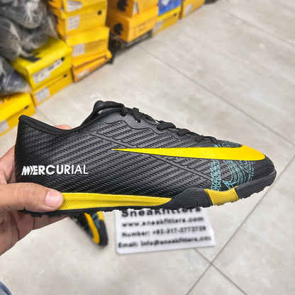 Football - NK Mercurial - Gripper -  Black Yellow