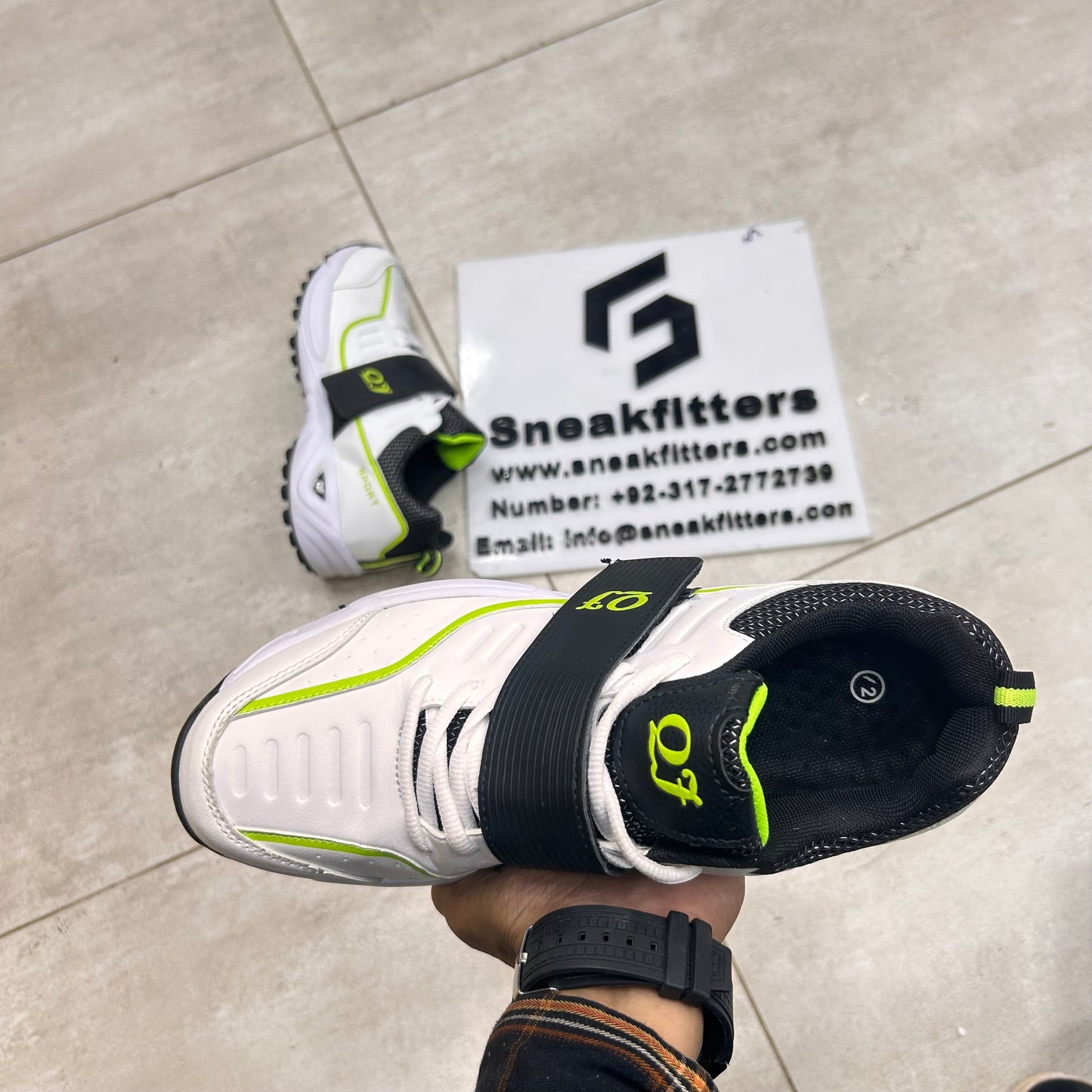QJ  - Sport Gripper - White with Green