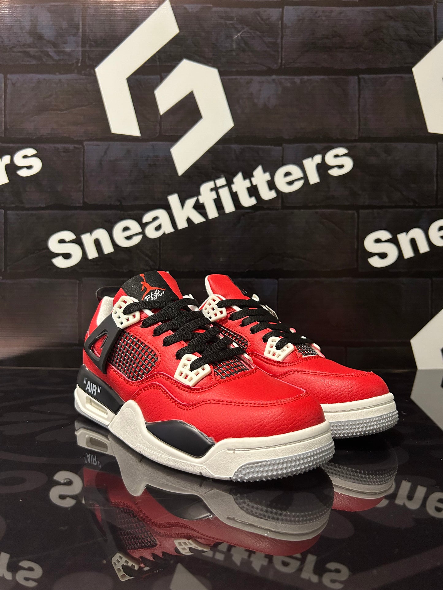 AR JDN 4 - Retro - Red with White (Premium)