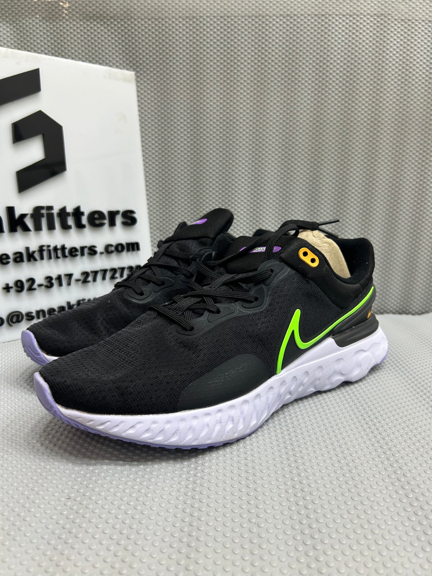 NKE - React Miler 3 - Black Green