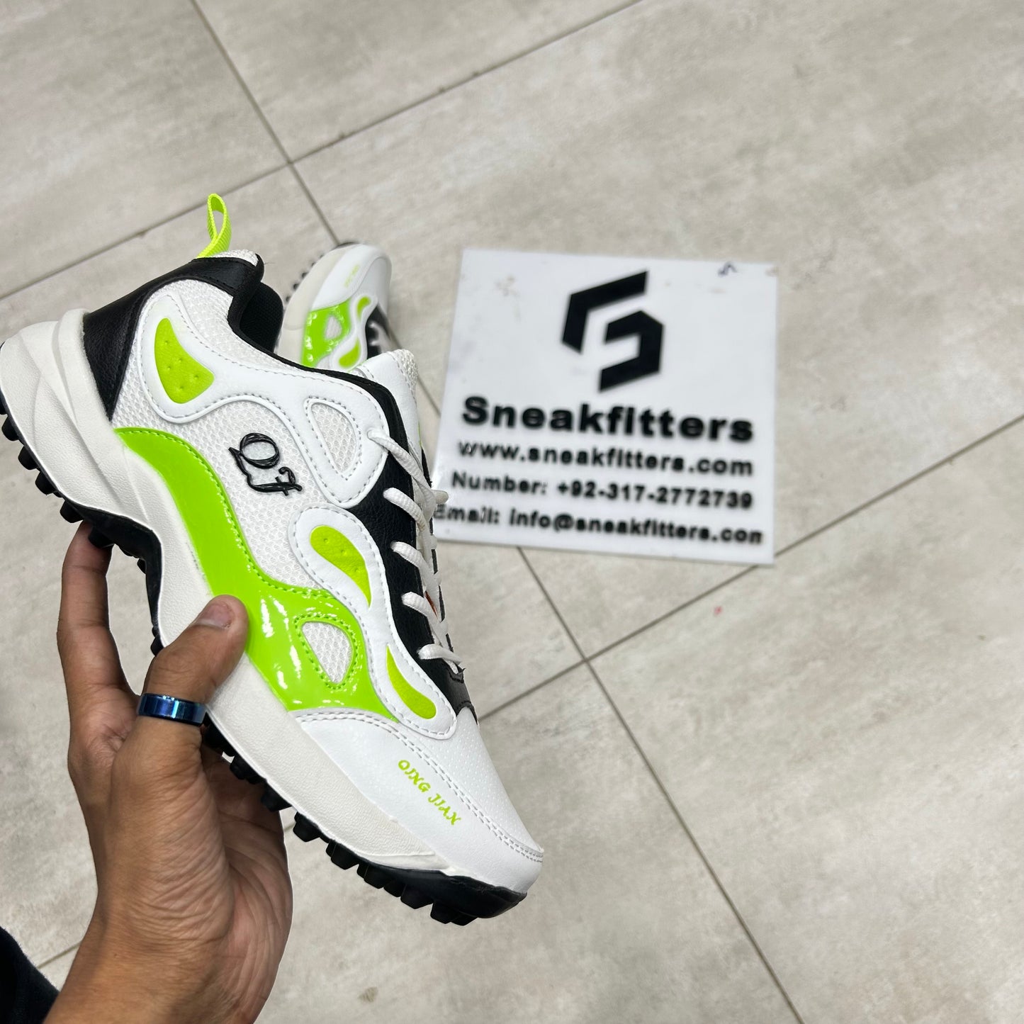 QJ  - Gripper - Green White