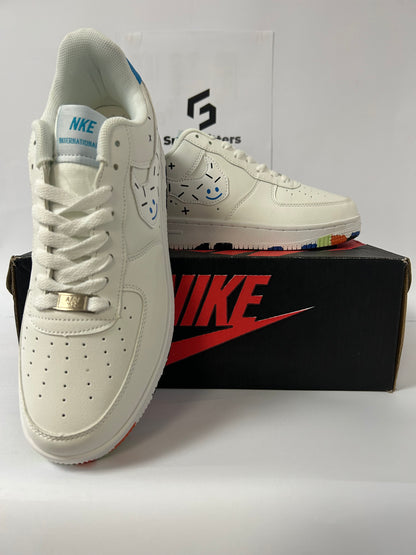 NKE Airforce 1 - Fashion - White Blue