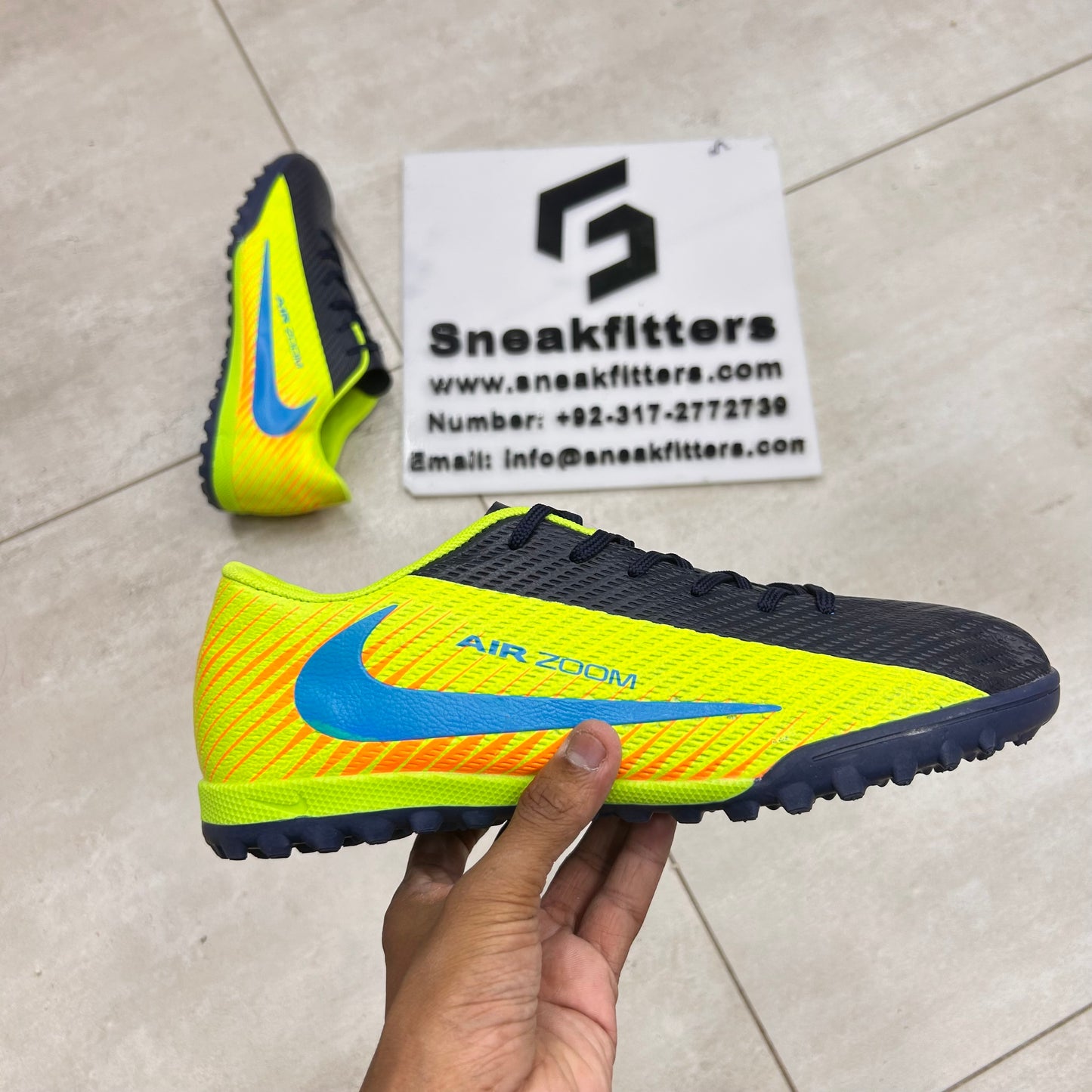 Football - NK Air Zoom - Gripper - Black Green